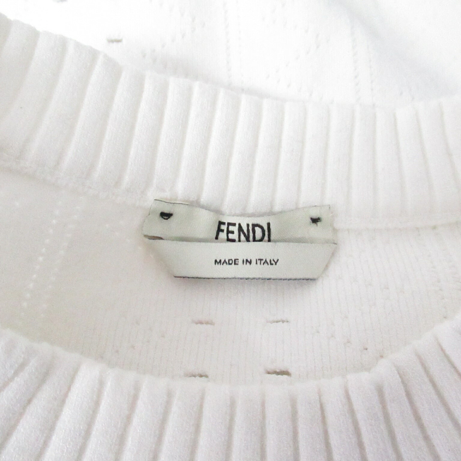 Fendi Rayon Sweater White Unisex