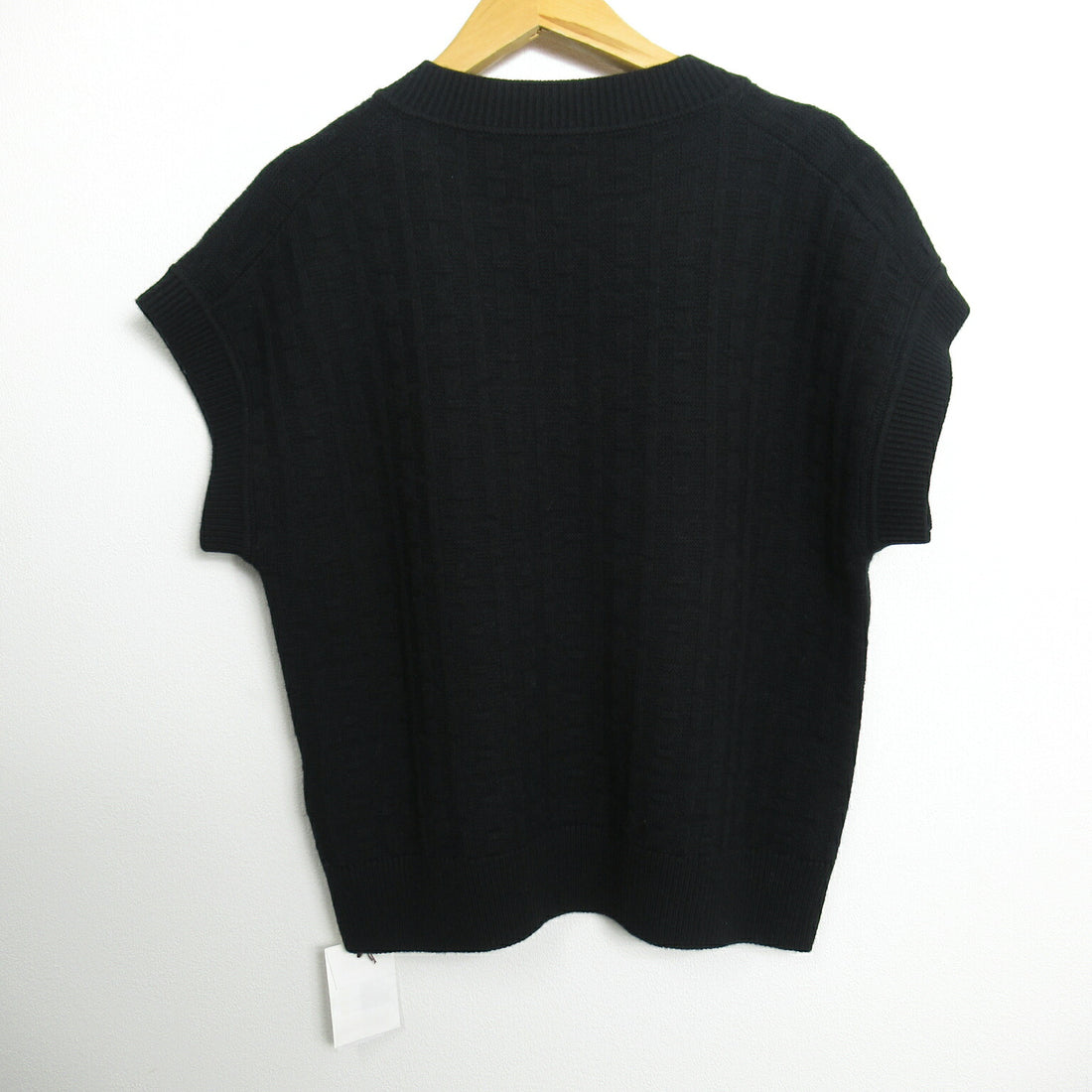 Hermes Wool Knit Vest Black Unisex