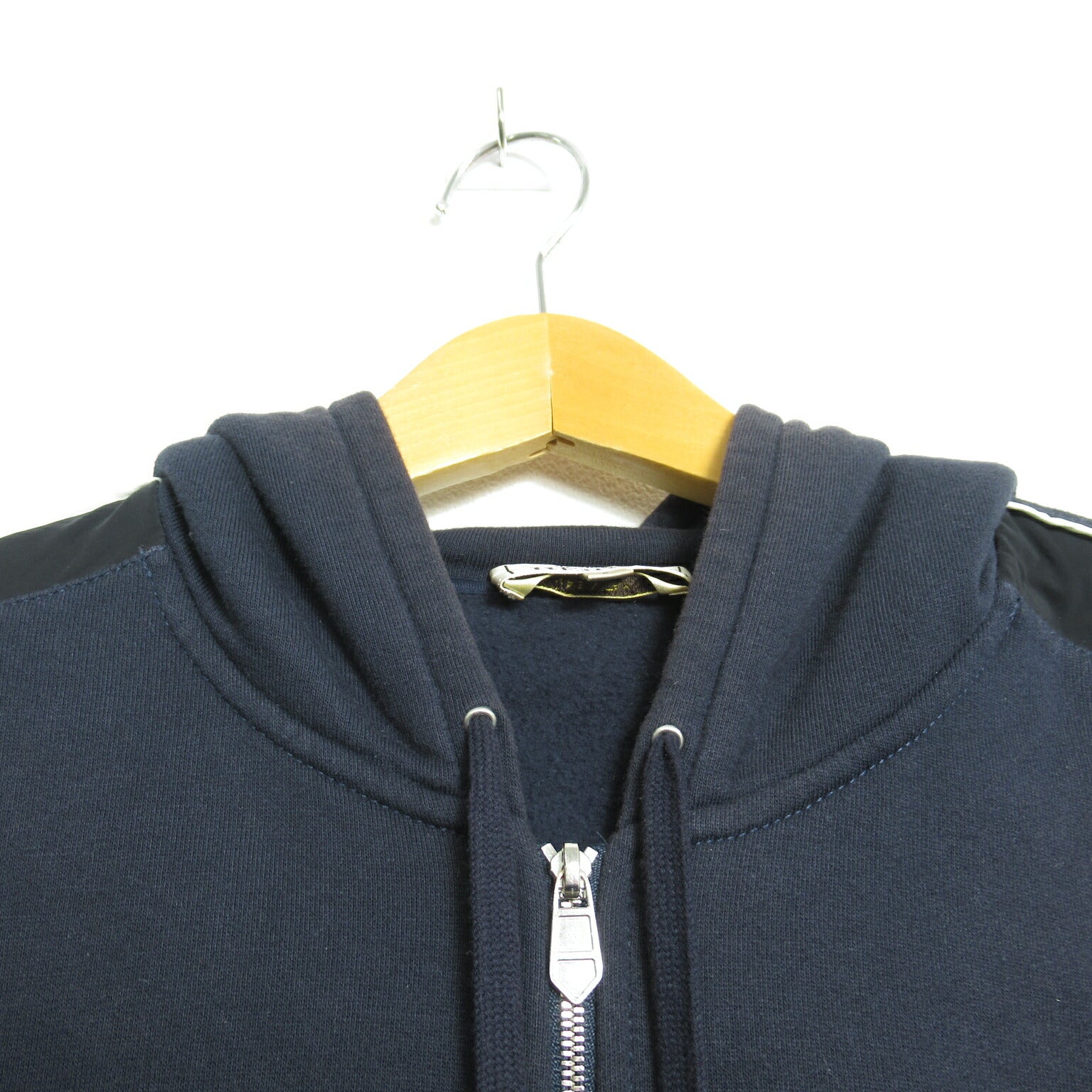 Hermes Cotton Hoodie Navy Unisex