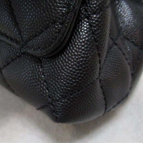 CC Caviar Quilted Small Handle Flap Bag AS2215