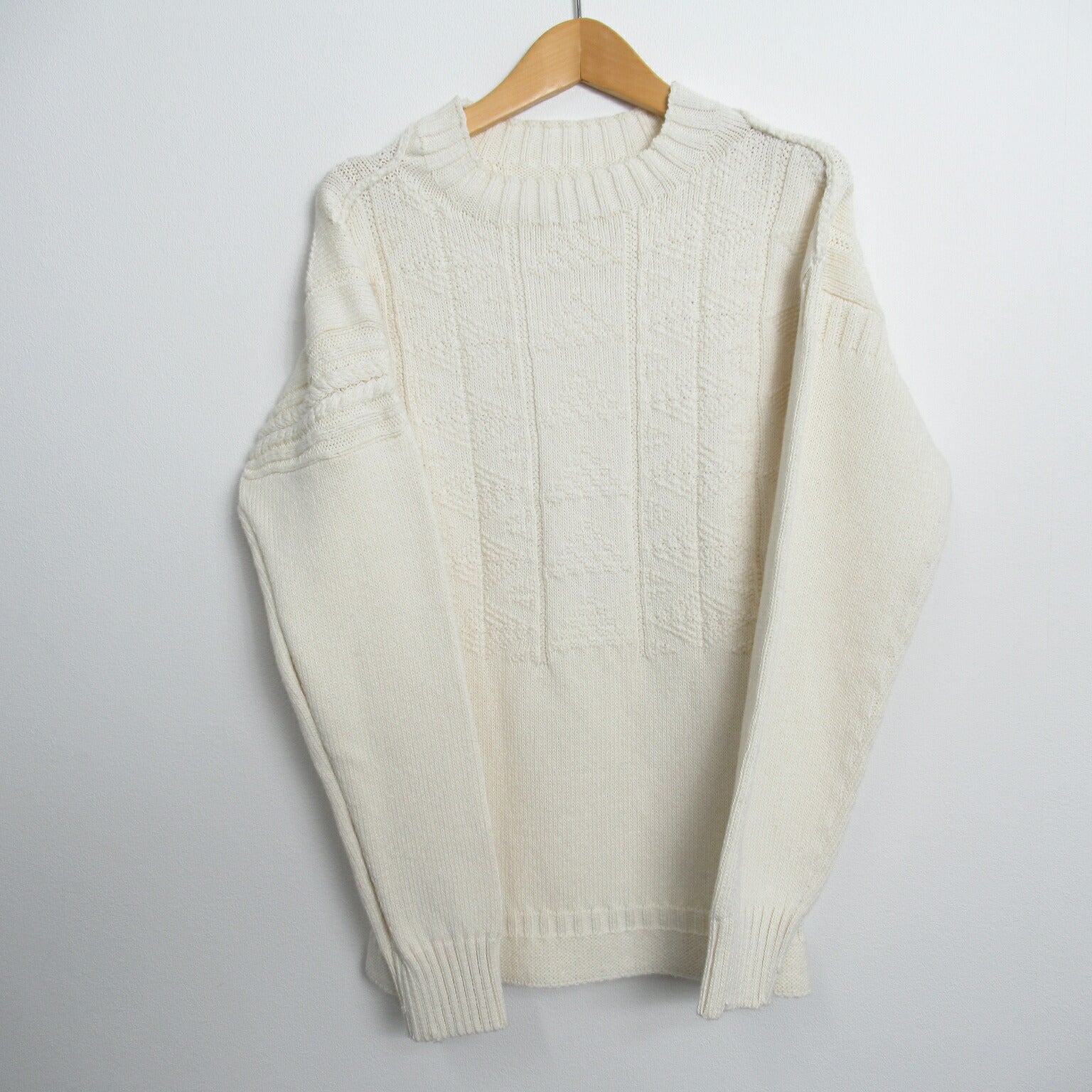 Maison Margiela Cotton Knit Top Ivory