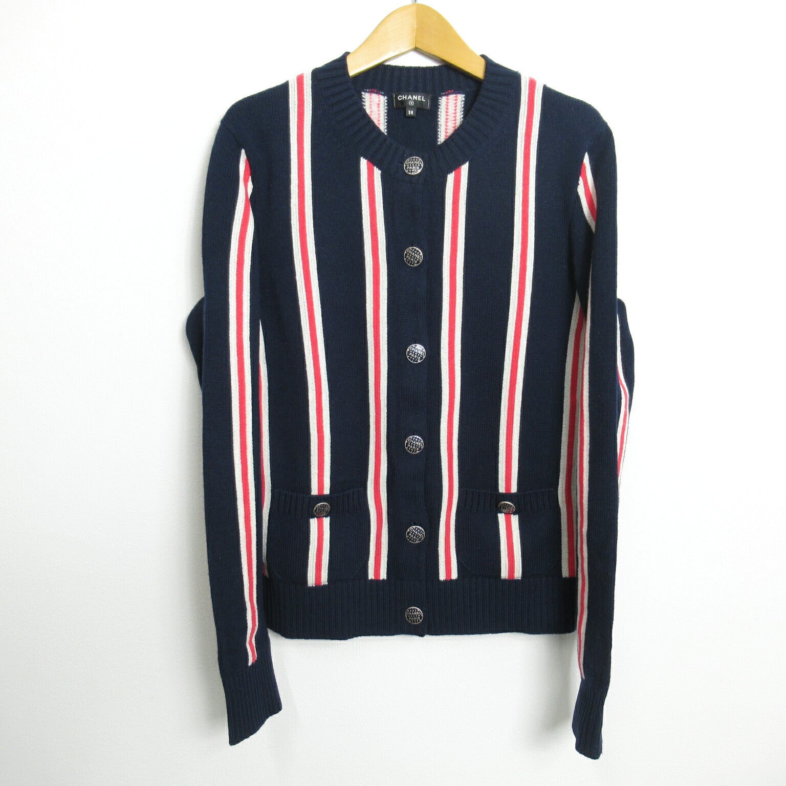 Chanel Cashmere Cardigan Navy P54804K07178