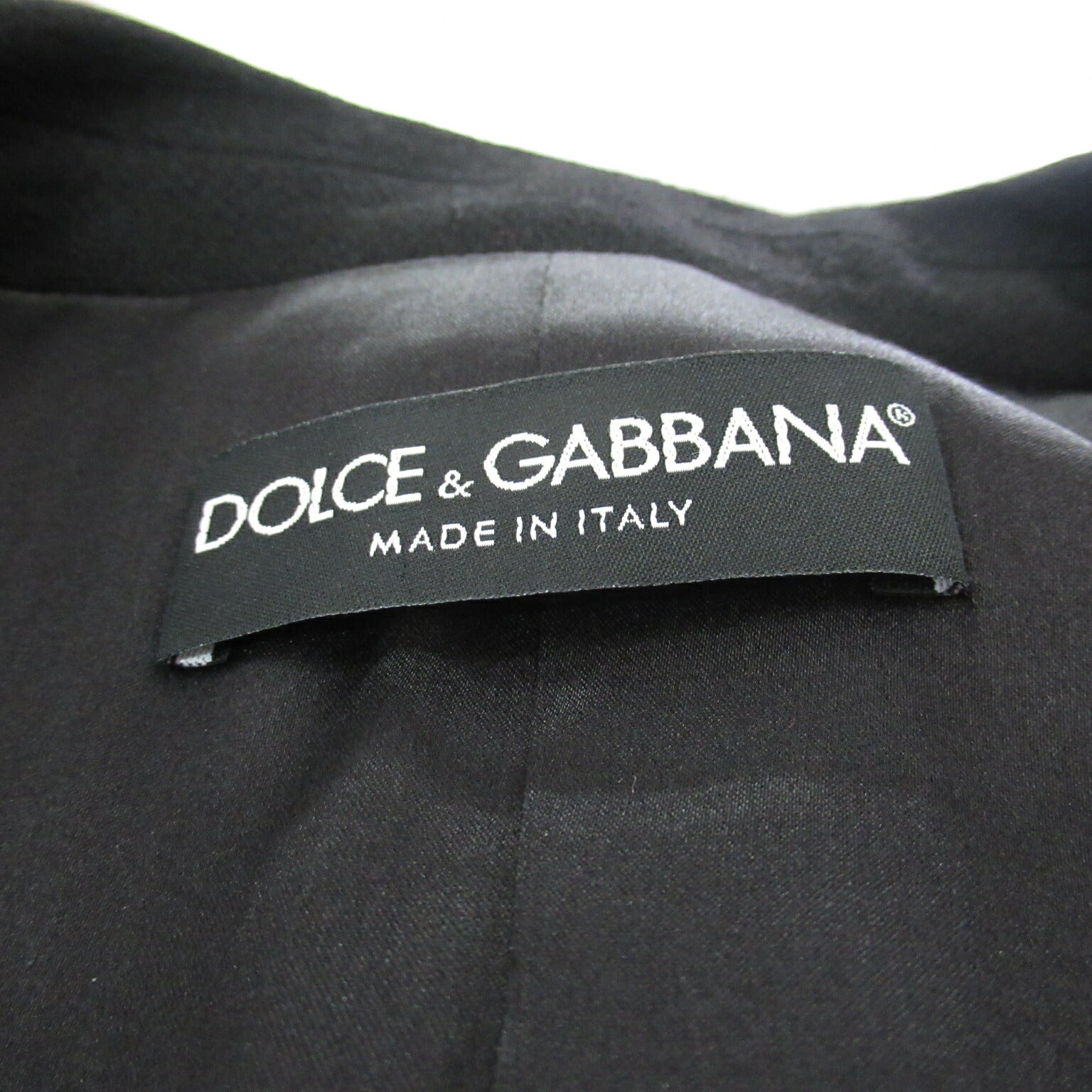 Dolce & Gabbana Wool Coat Black