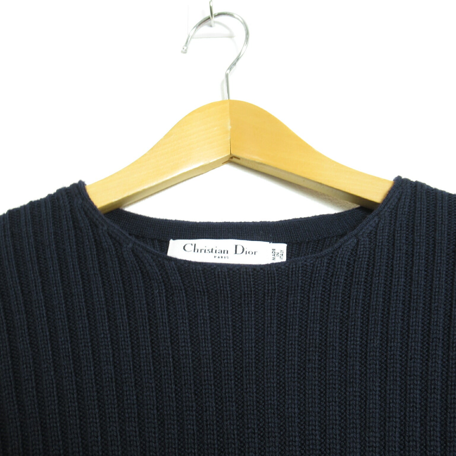 Dior Wool Knit Dress Navy