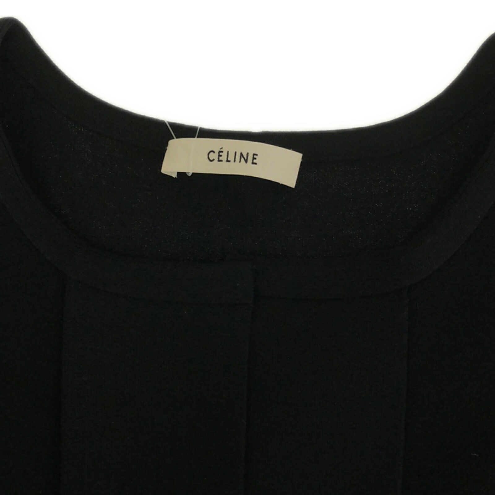 Celine Silk Rayon Knit Sweater Black