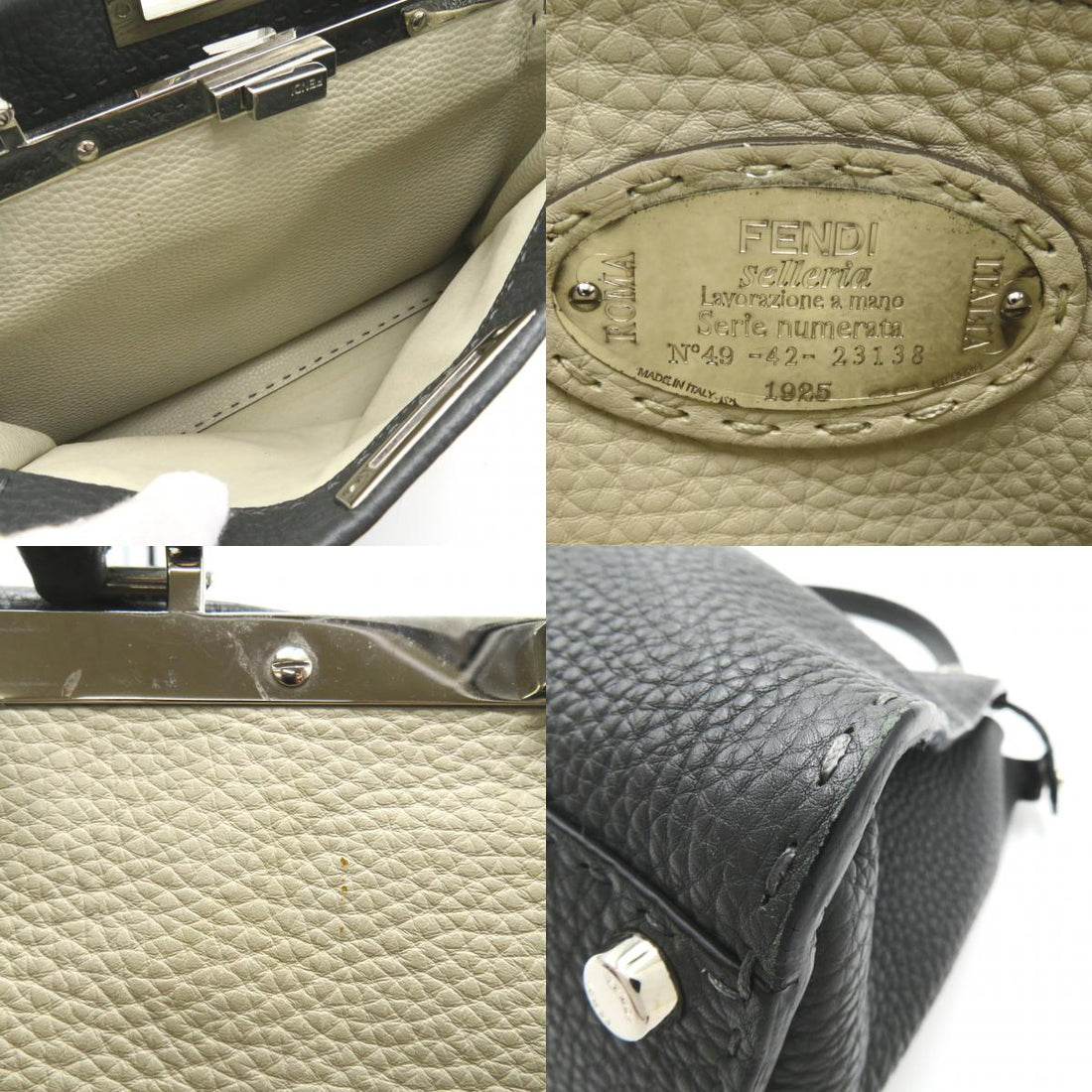 Fendi Selleria Peekaboo 2way Shoulder Bag