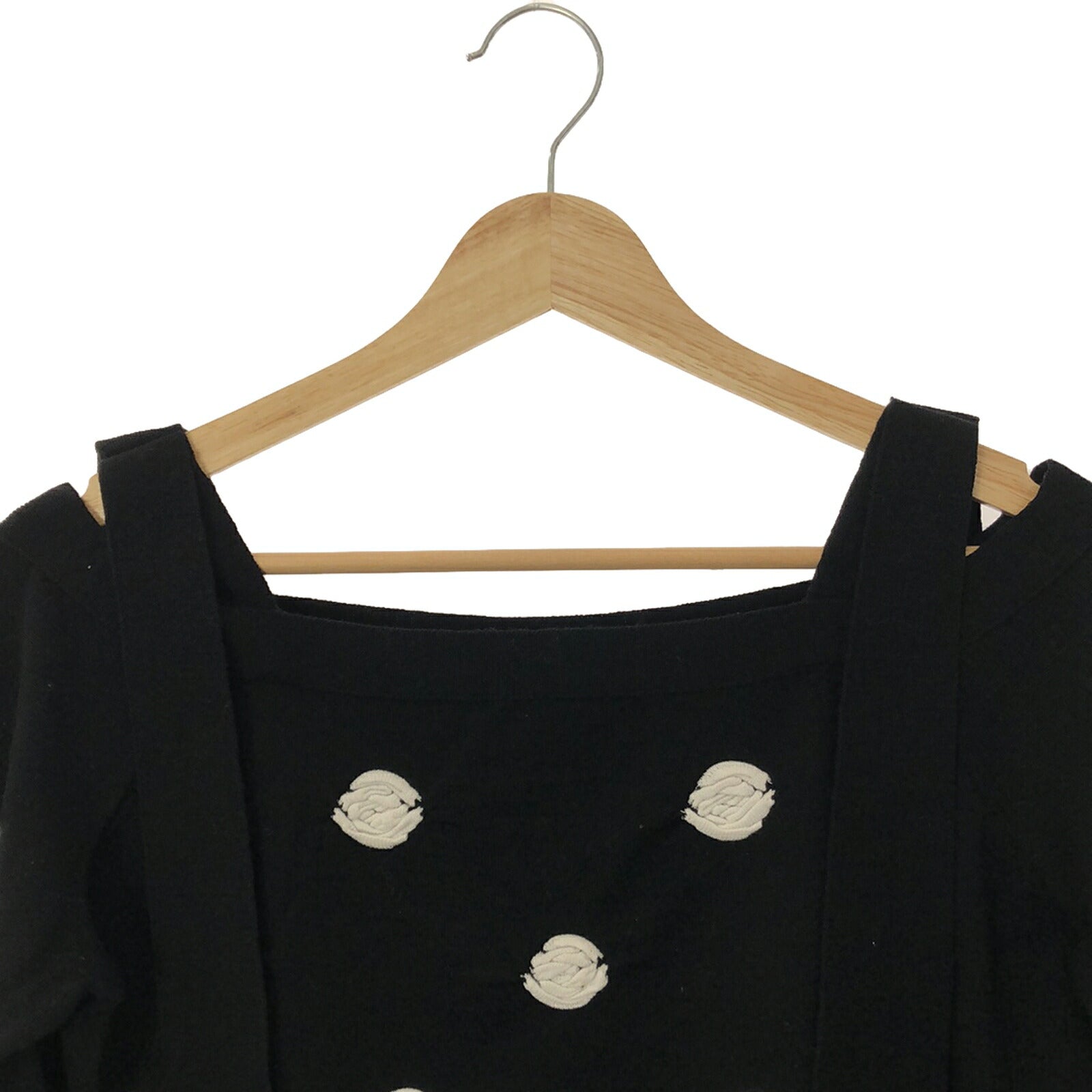 Chanel Camellia Wool Sweater Black