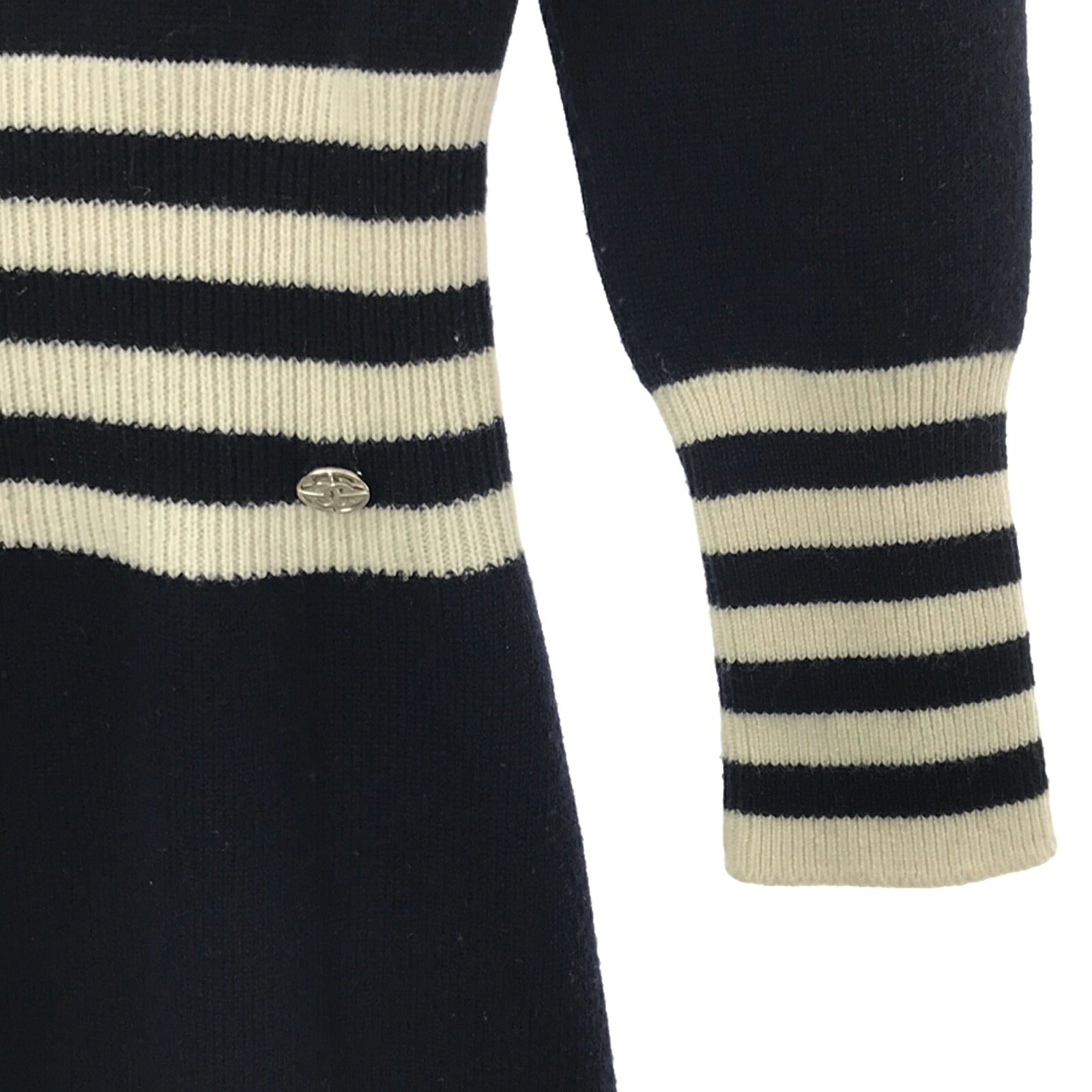 Chanel Cashmere Knit Dress Navy P55370K07271