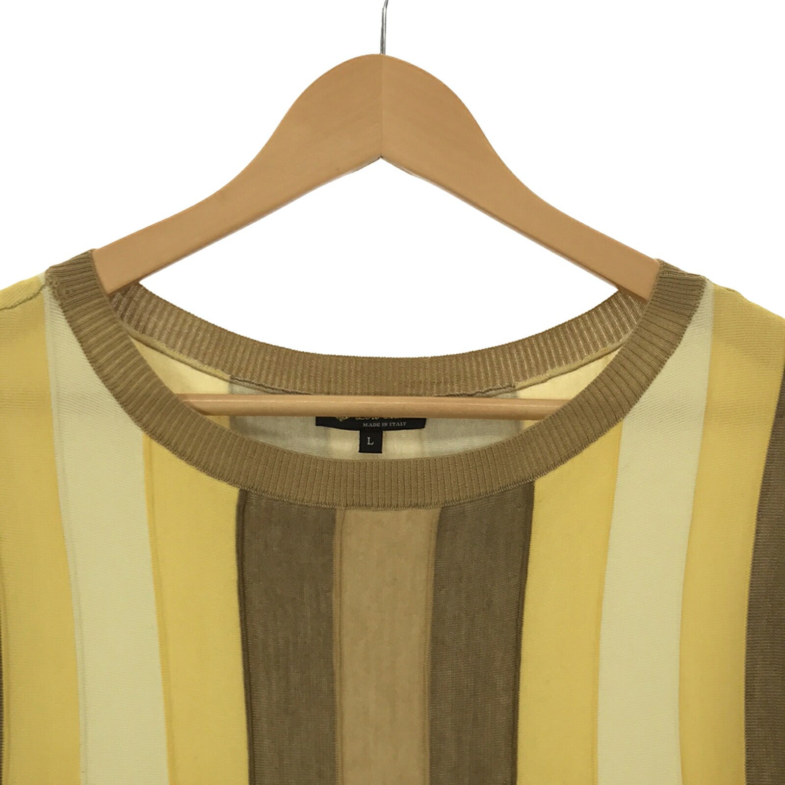 Loro Piana Cashmere Knit Sweater Yellow