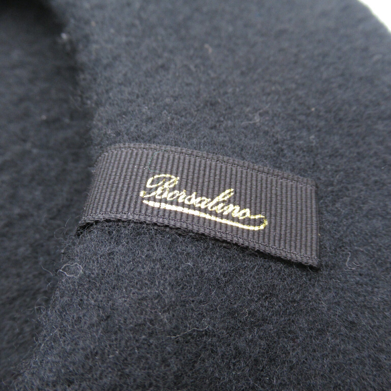 Borsalino Wool Hat Cap Black Used