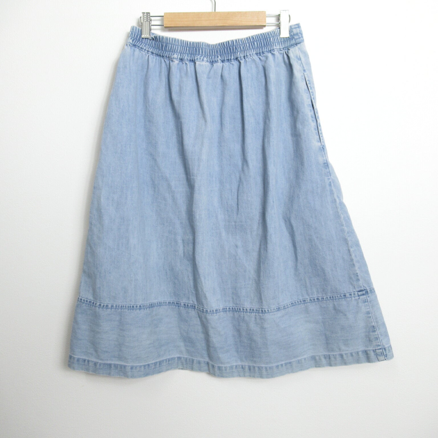 APC Cotton Skirt for Women, Light Blue