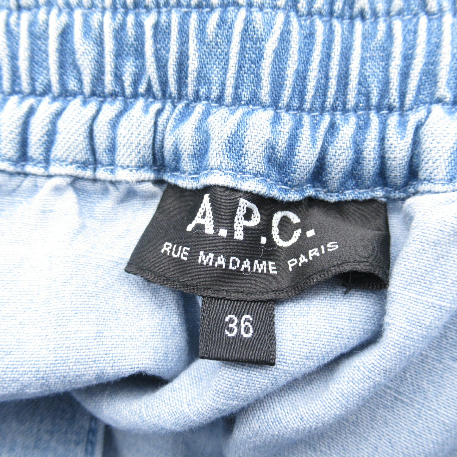 APC Cotton Skirt for Women, Light Blue