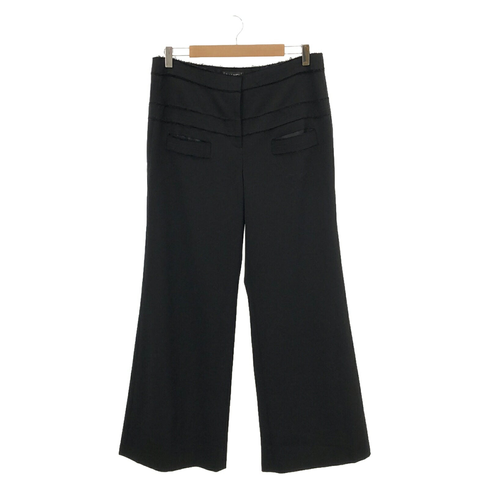 Chanel Wool Pants Black P31990V21811