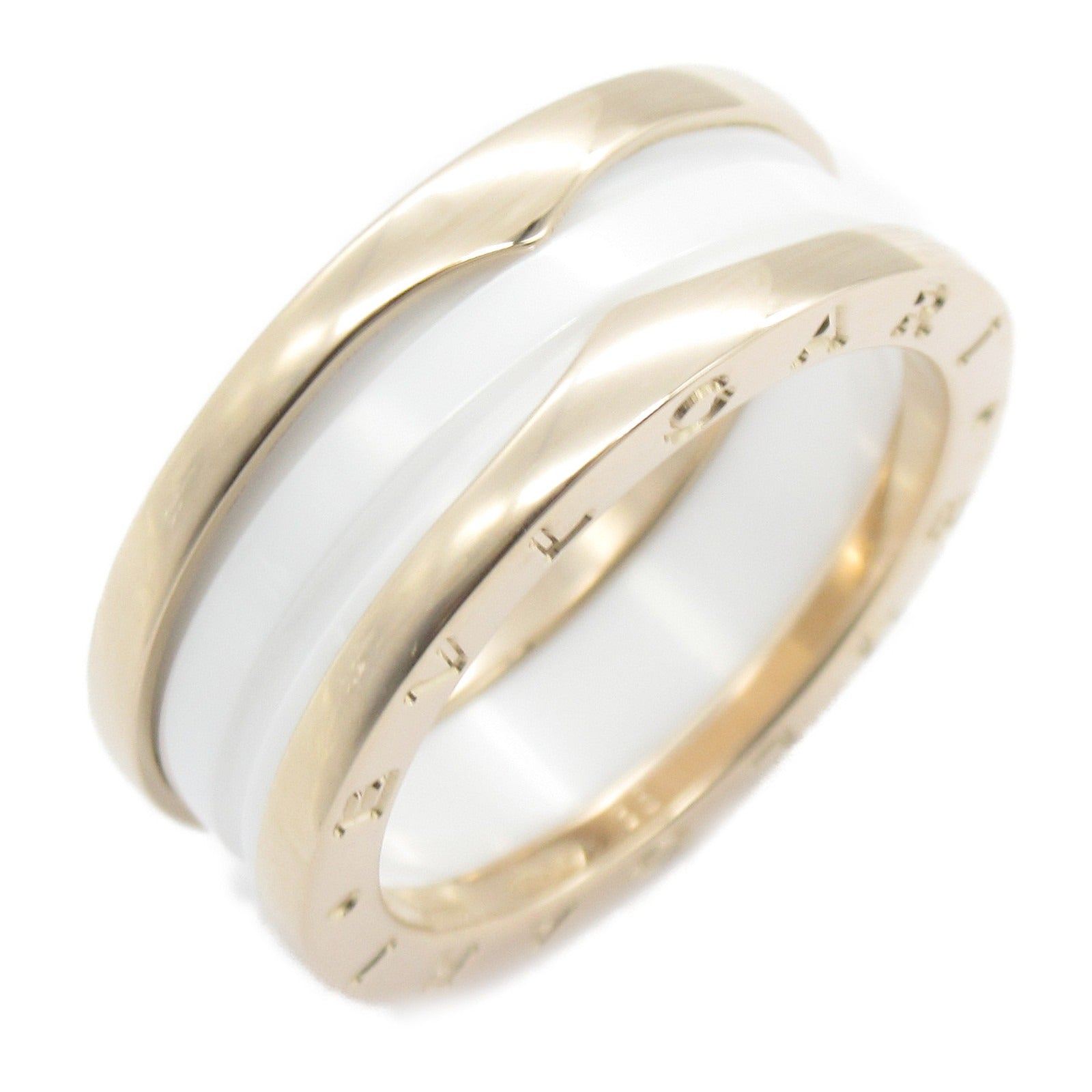 Bvlgari B-zero1 Ring K18PG Ceramic