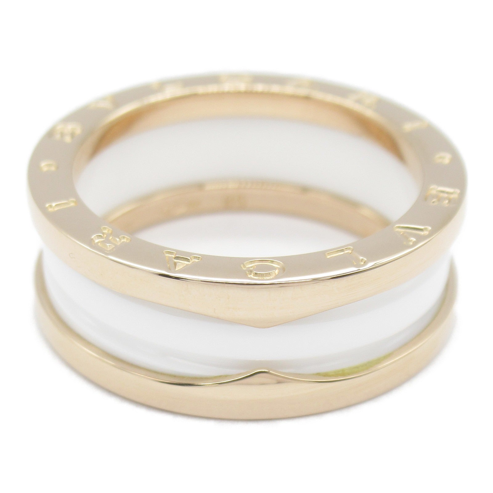 Bvlgari B-zero1 Ring K18PG Ceramic