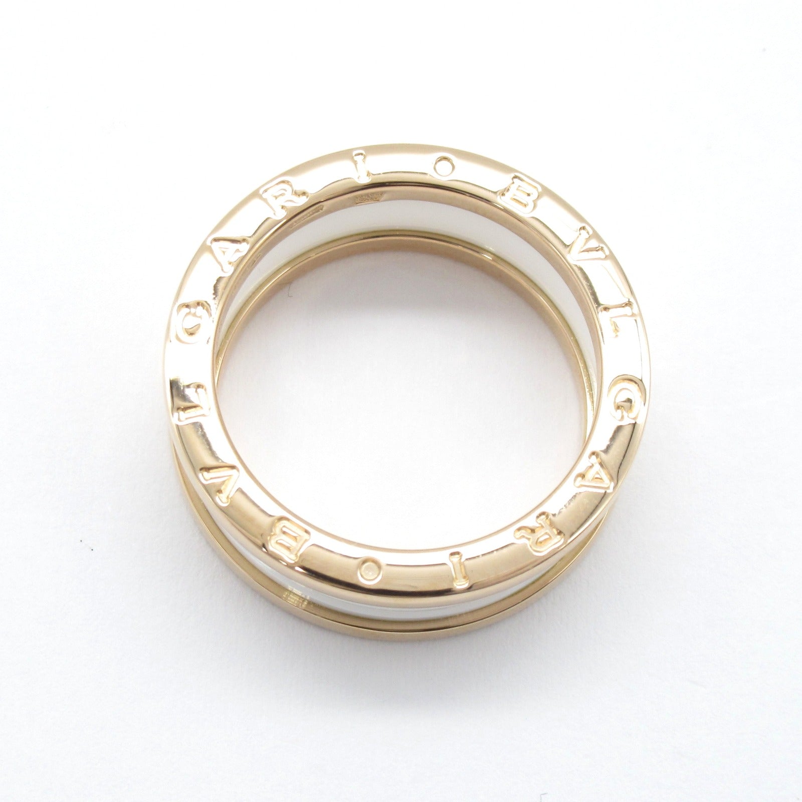 Bvlgari B-zero1 Ring K18PG Ceramic