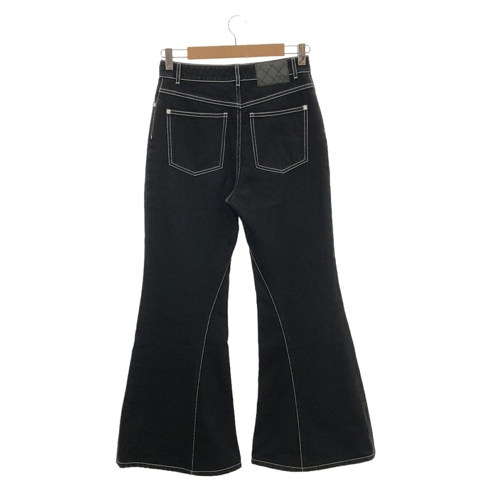 Chanel Cotton Denim Pants Black