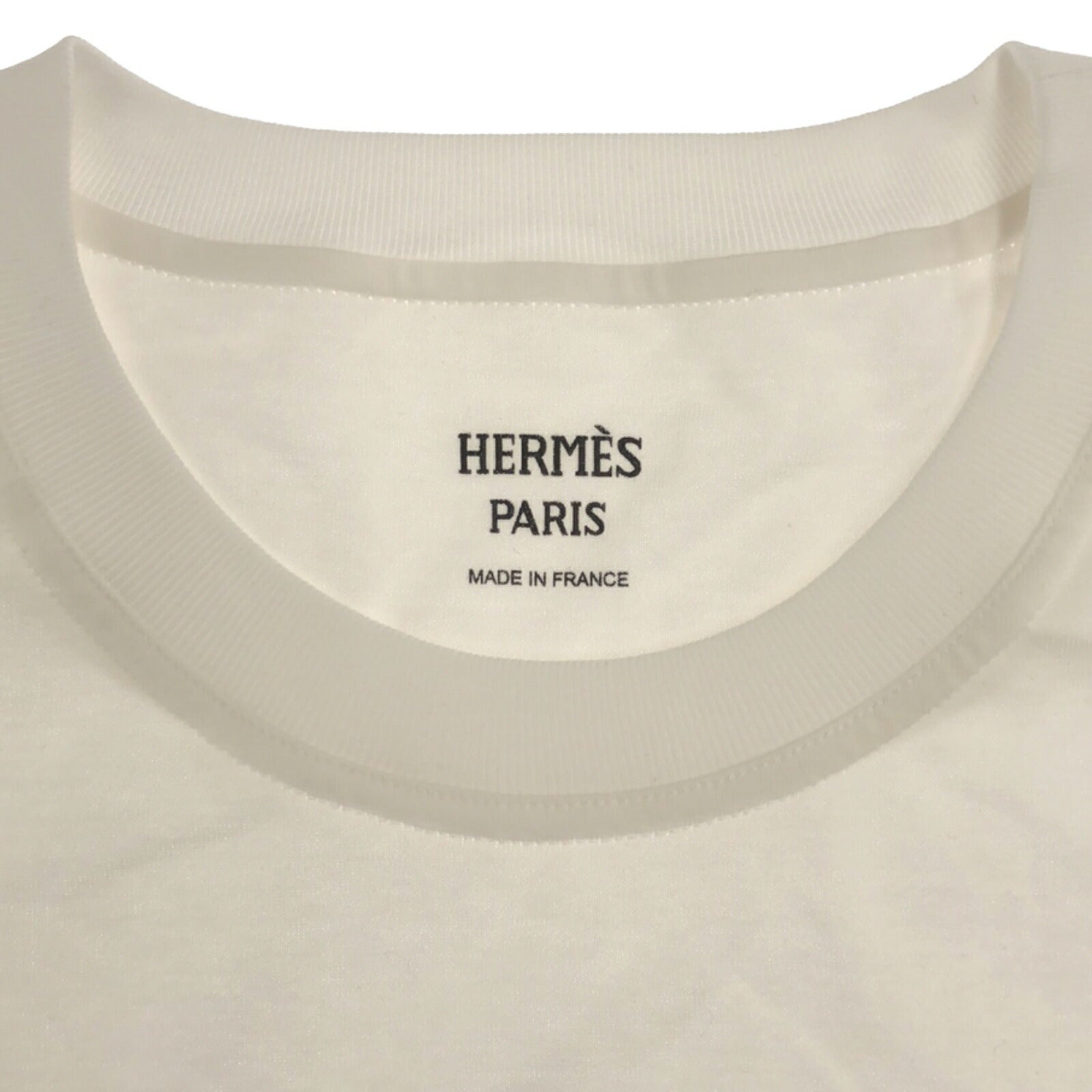 Hermes Cotton T-Shirt White