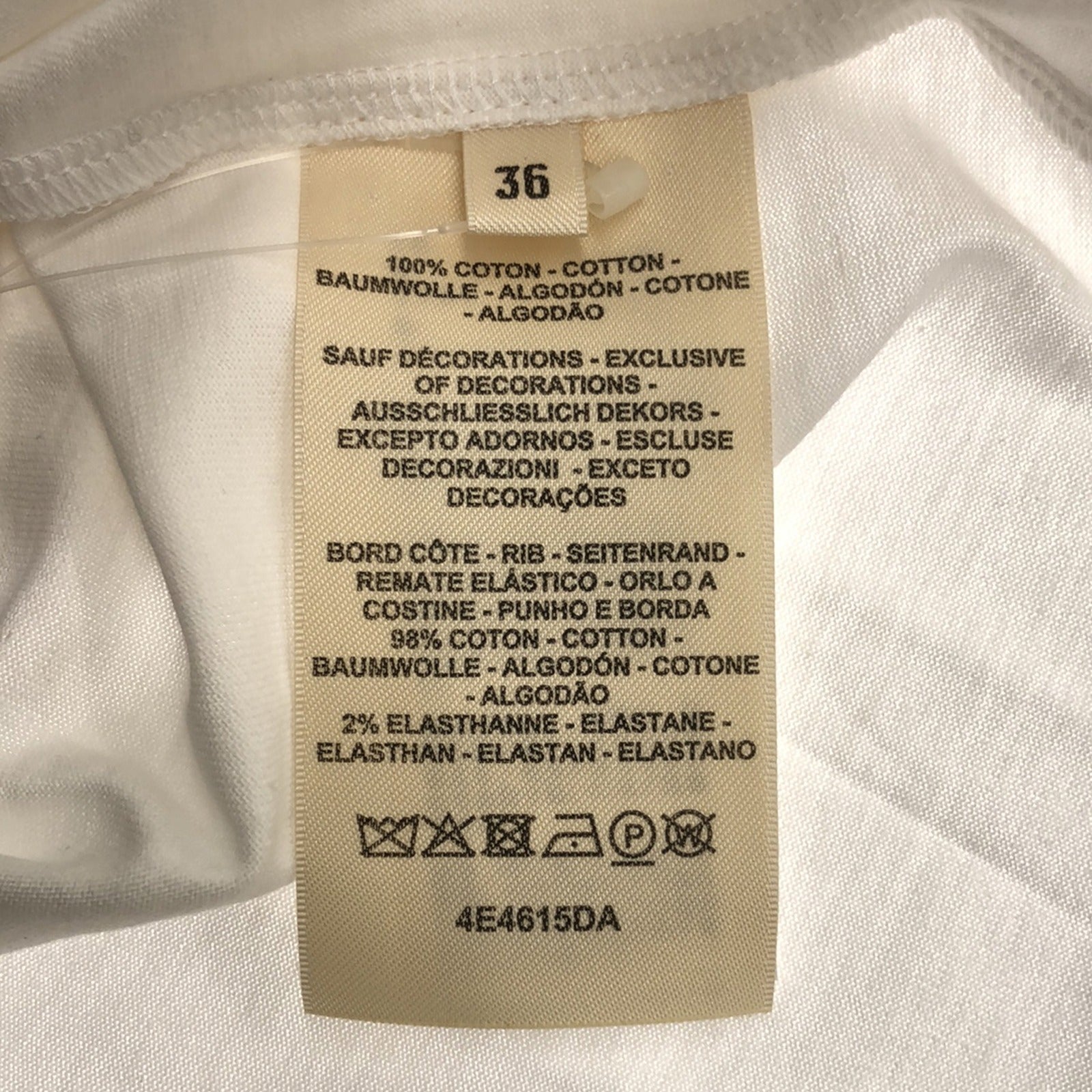 Hermes Cotton T-Shirt White