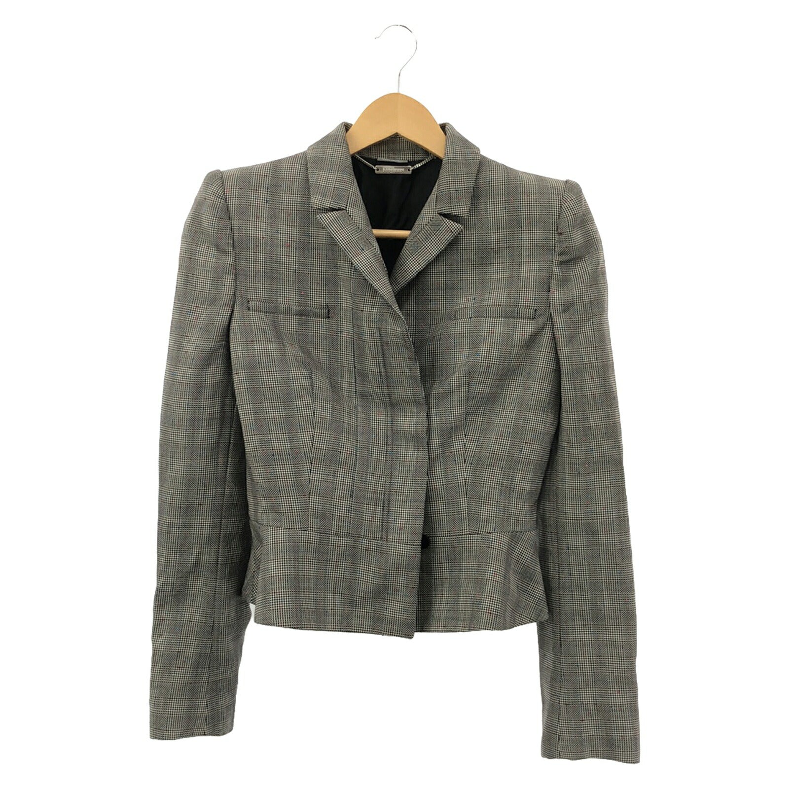 Alexander McQueen Wool Tailored Jacket Gray