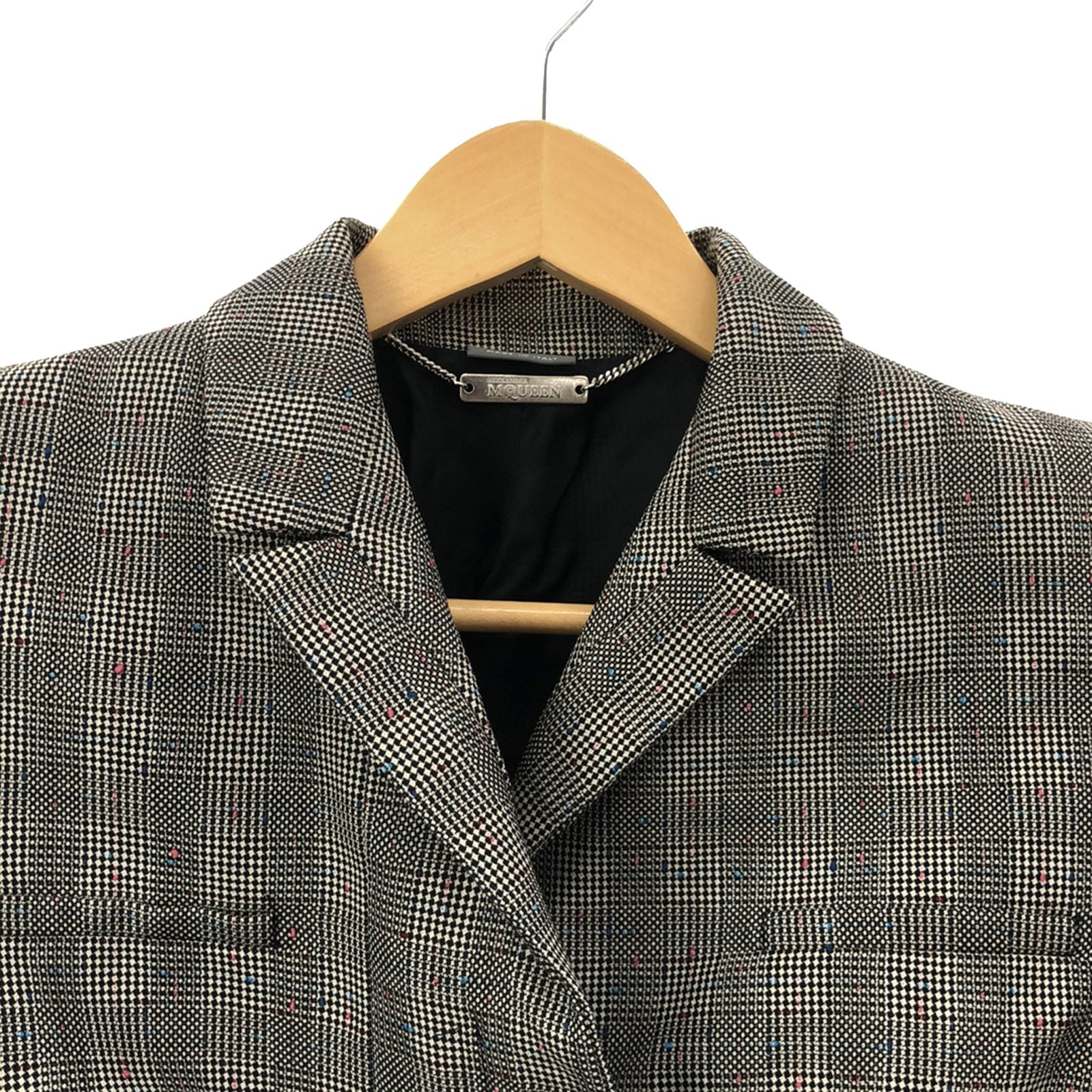 Alexander McQueen Wool Tailored Jacket Gray