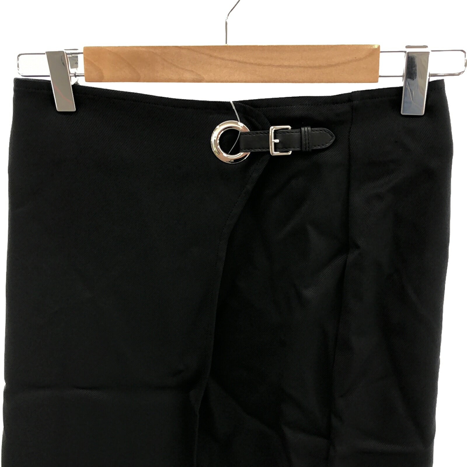 Hermes Rayon Skirt Black 2E0315D8