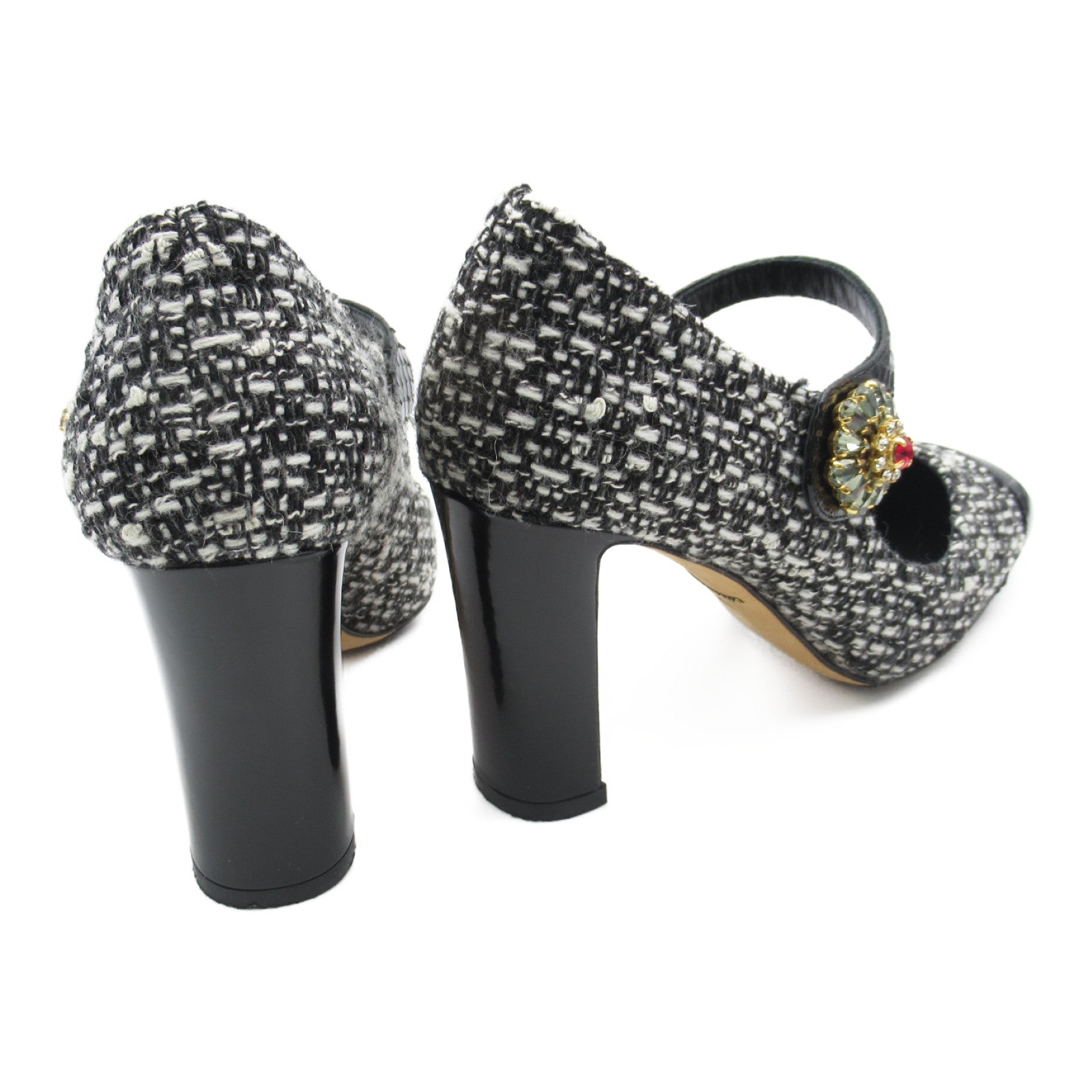 Dolce & Gabbana Tweed Canvas Pumps CD0134