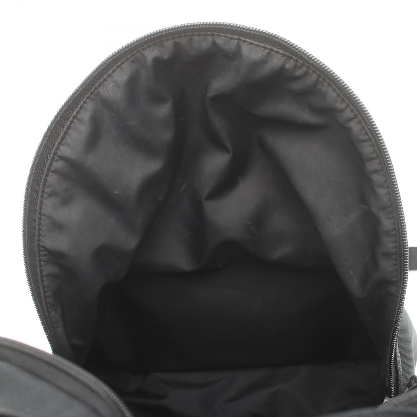 Balenciaga Nylon Canvas Backpack Black