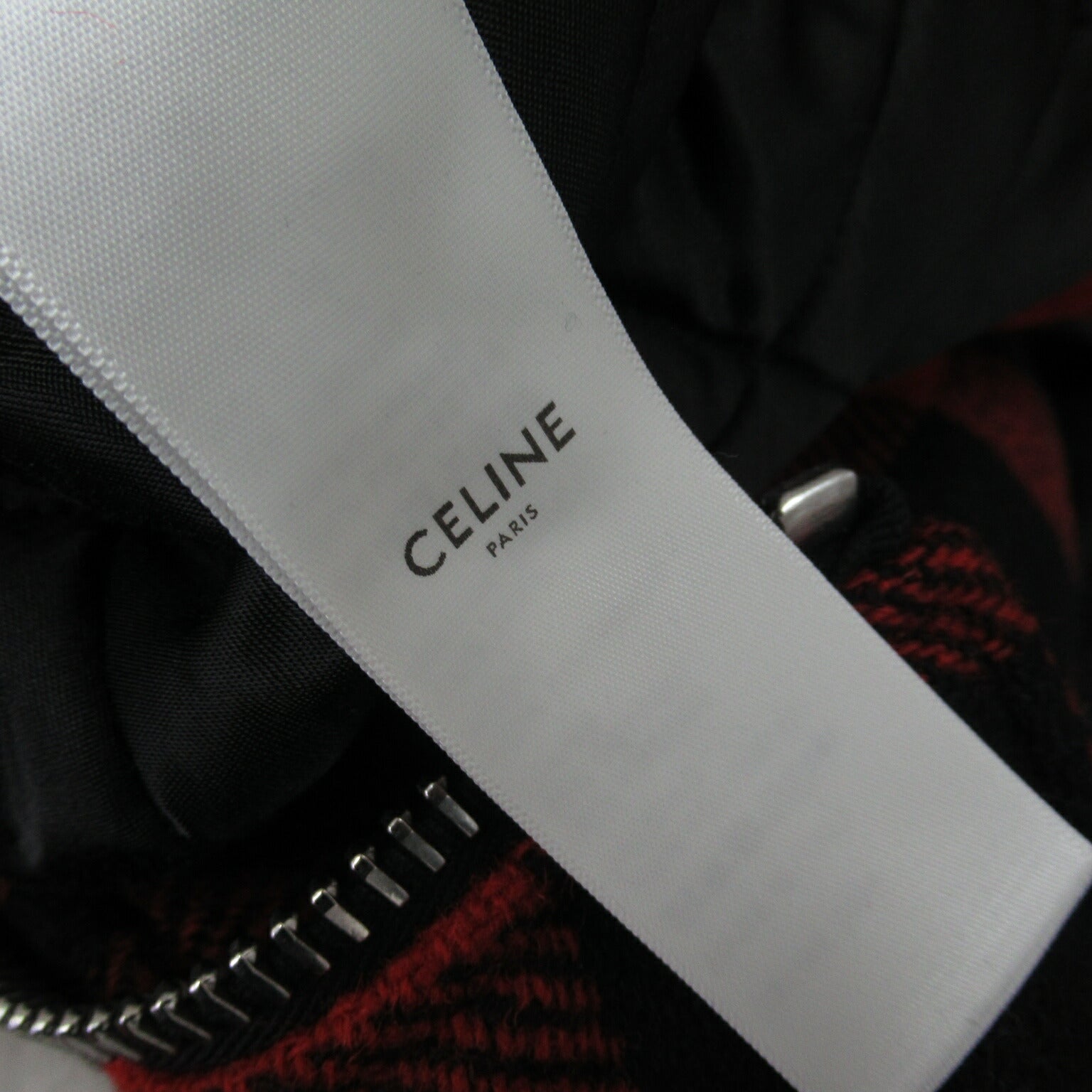 Celine Tweed Wool Blouson Jacket