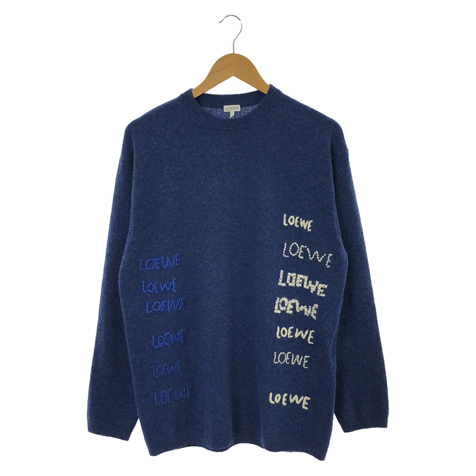 Loewe Wool Sweater Blue Used