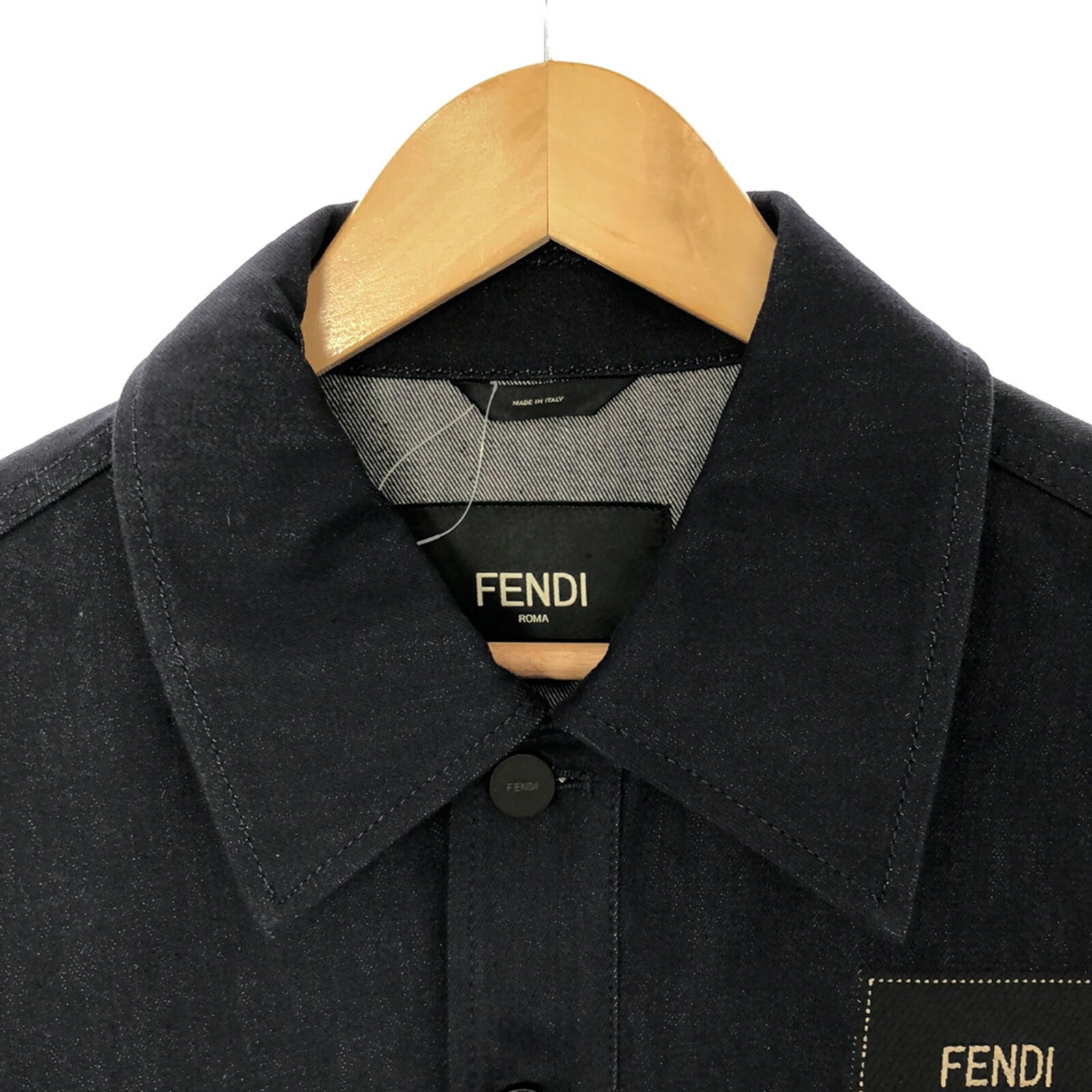 Fendi Denim Jacket Cotton Outerwear