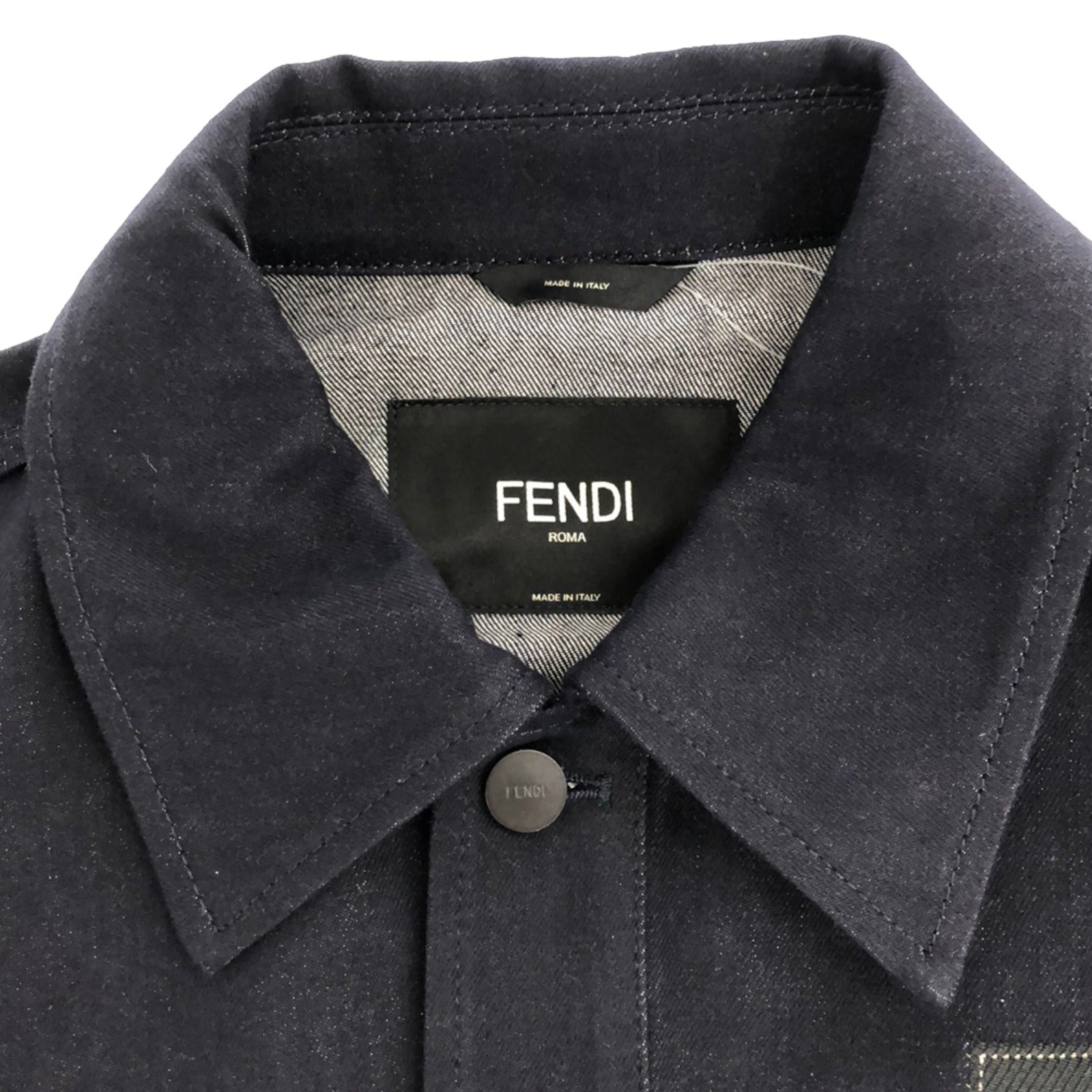 Fendi Denim Jacket Cotton Outerwear