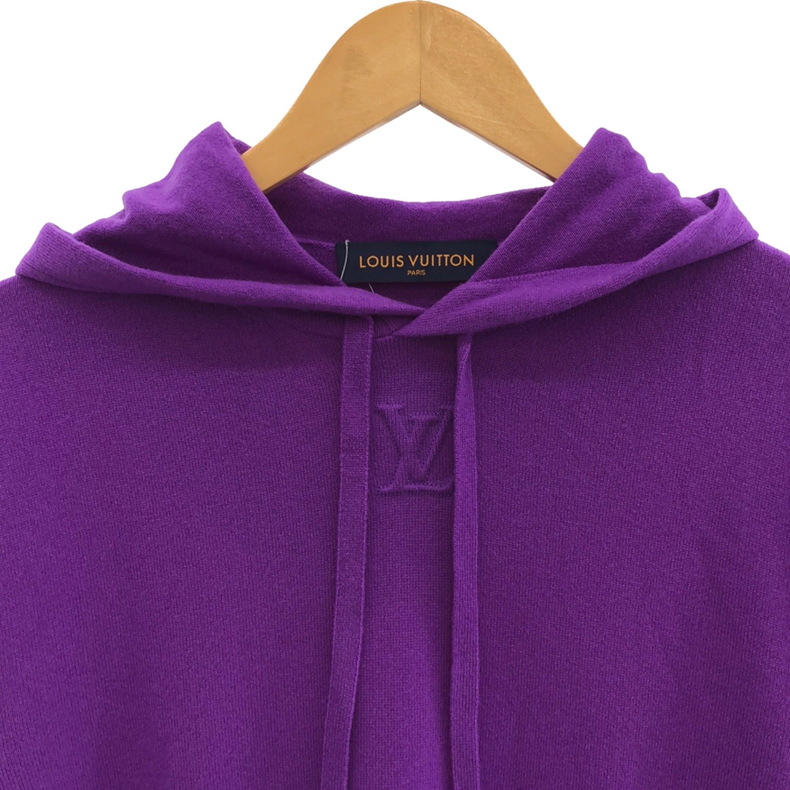 Louis Vuitton Cashmere Hoodie Sweater Purple