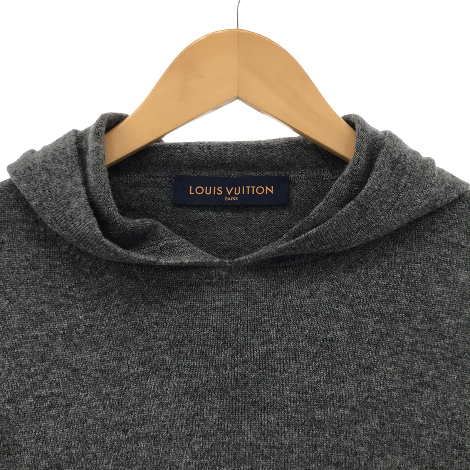 Louis Vuitton Cashmere Hoodie Sweater Gray