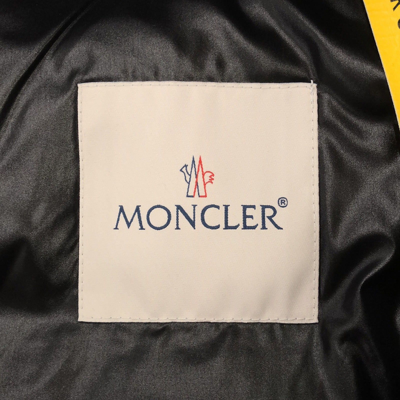 Moncler Flagment Cotton Down Jacket Black