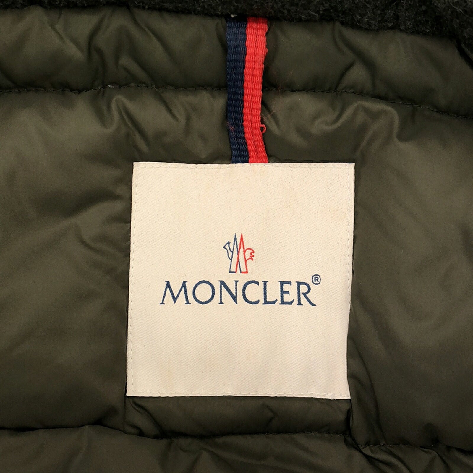 Moncler RONIER Nylon Down Jacket Khaki