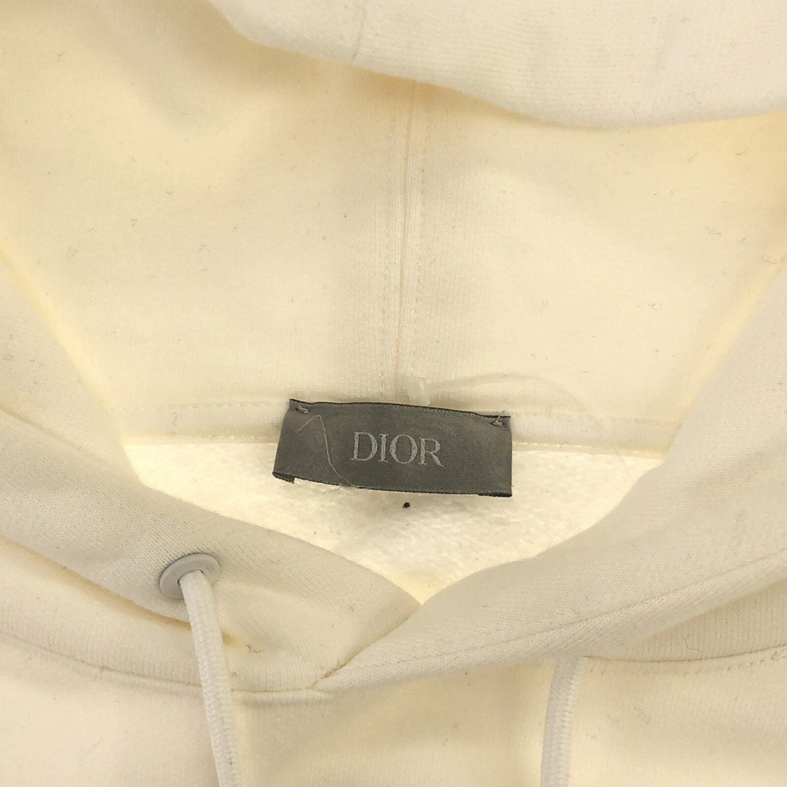 Dior Cotton Hoodie White XS