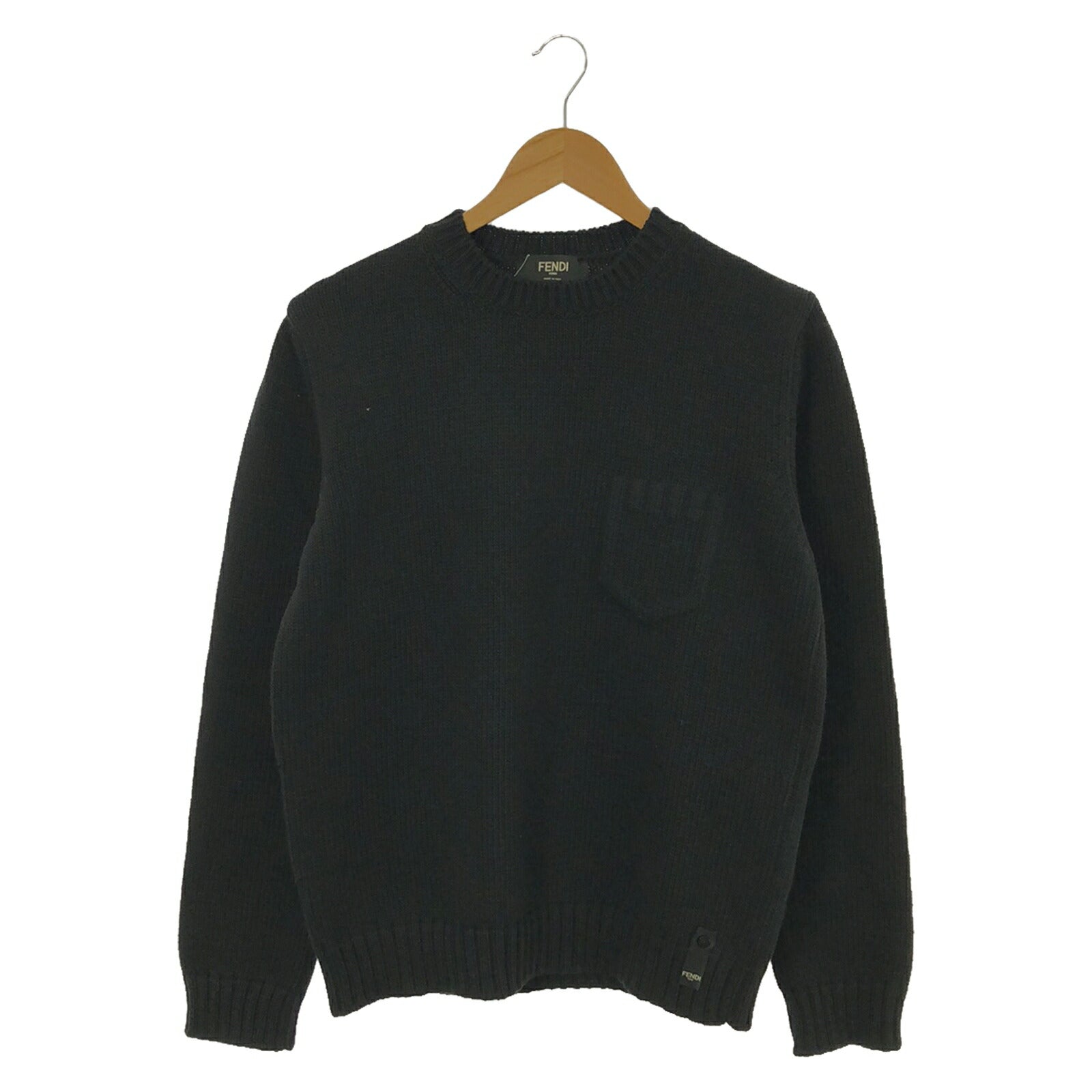 Fendi Cotton Sweater Black Women