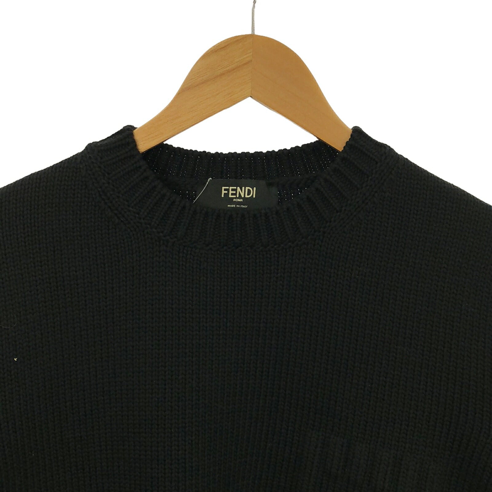 Fendi Cotton Sweater Black Women