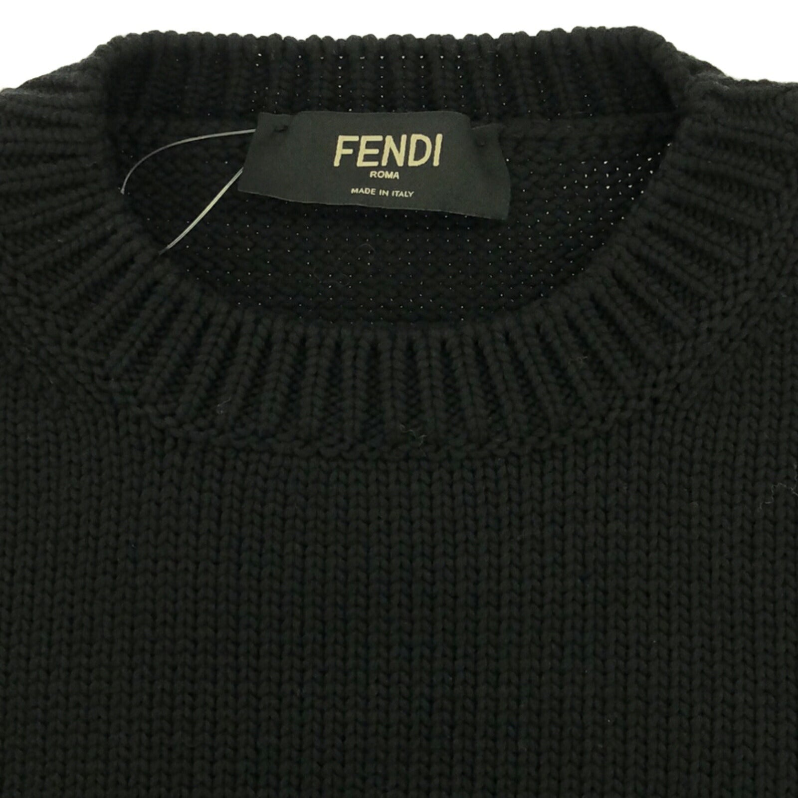 Fendi Cotton Sweater Black Women