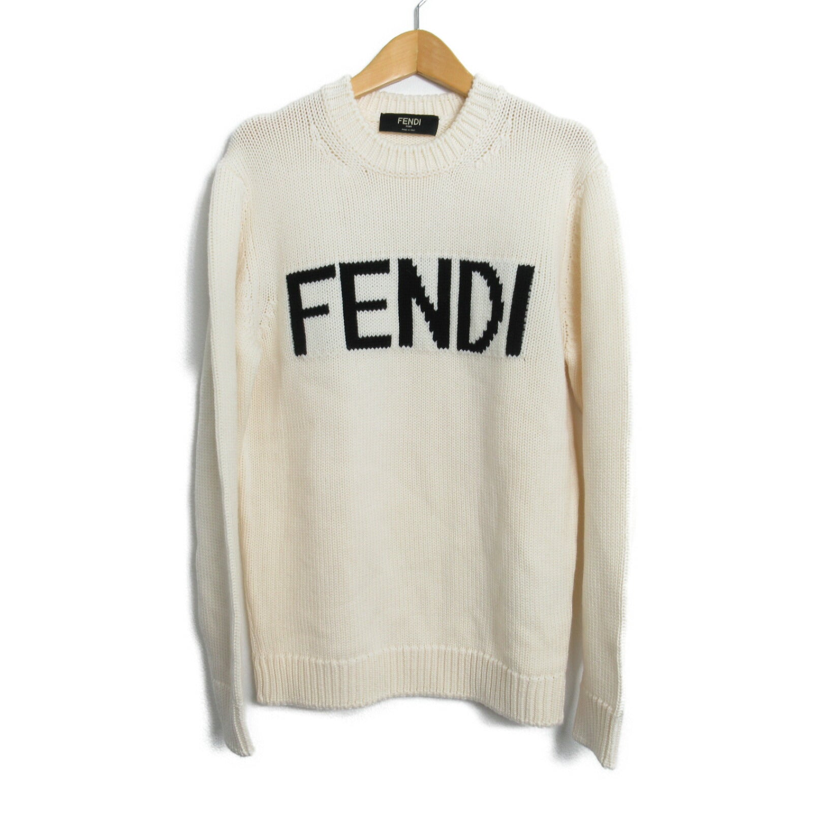 Fendi Wool Sweater White Men