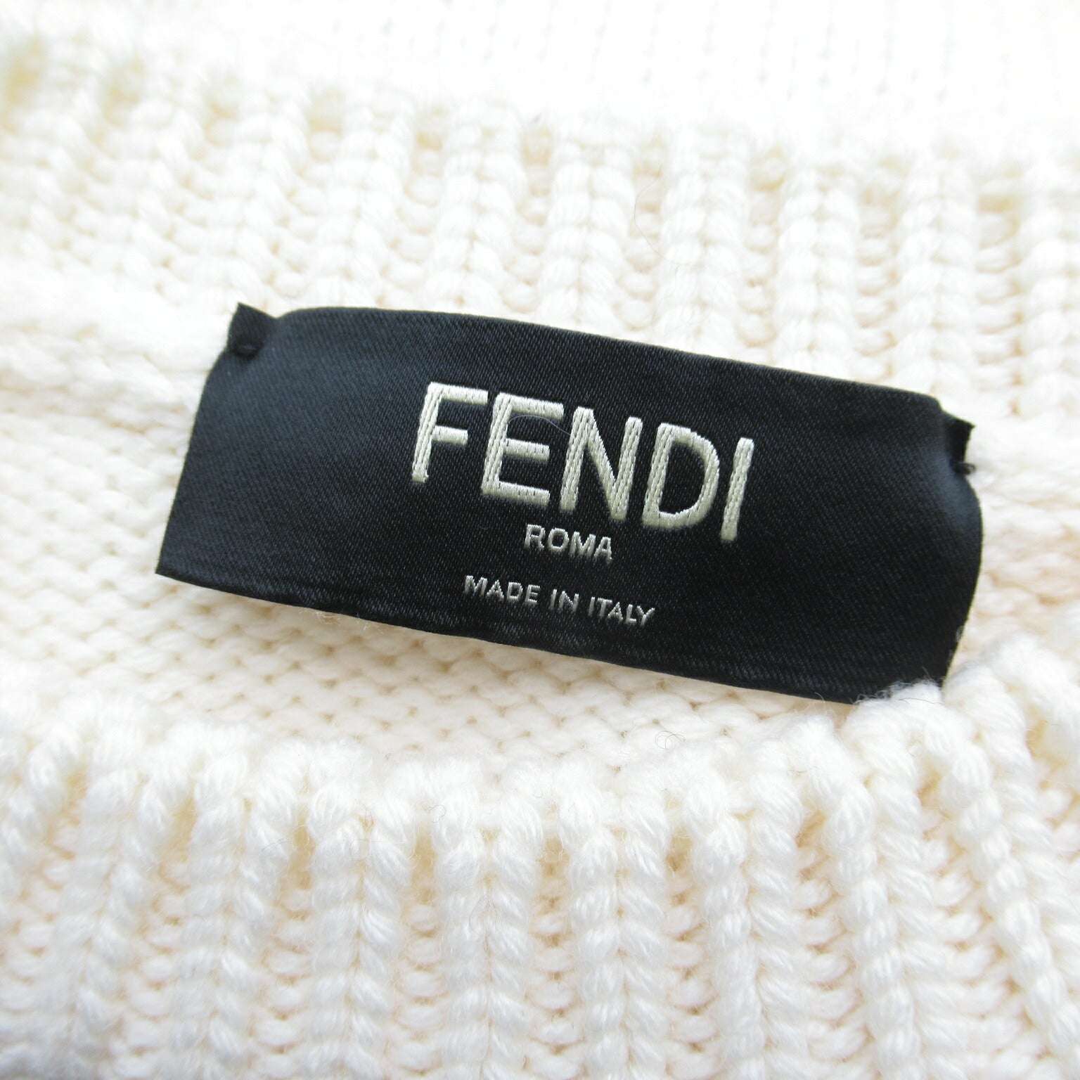 Fendi Wool Sweater White Men