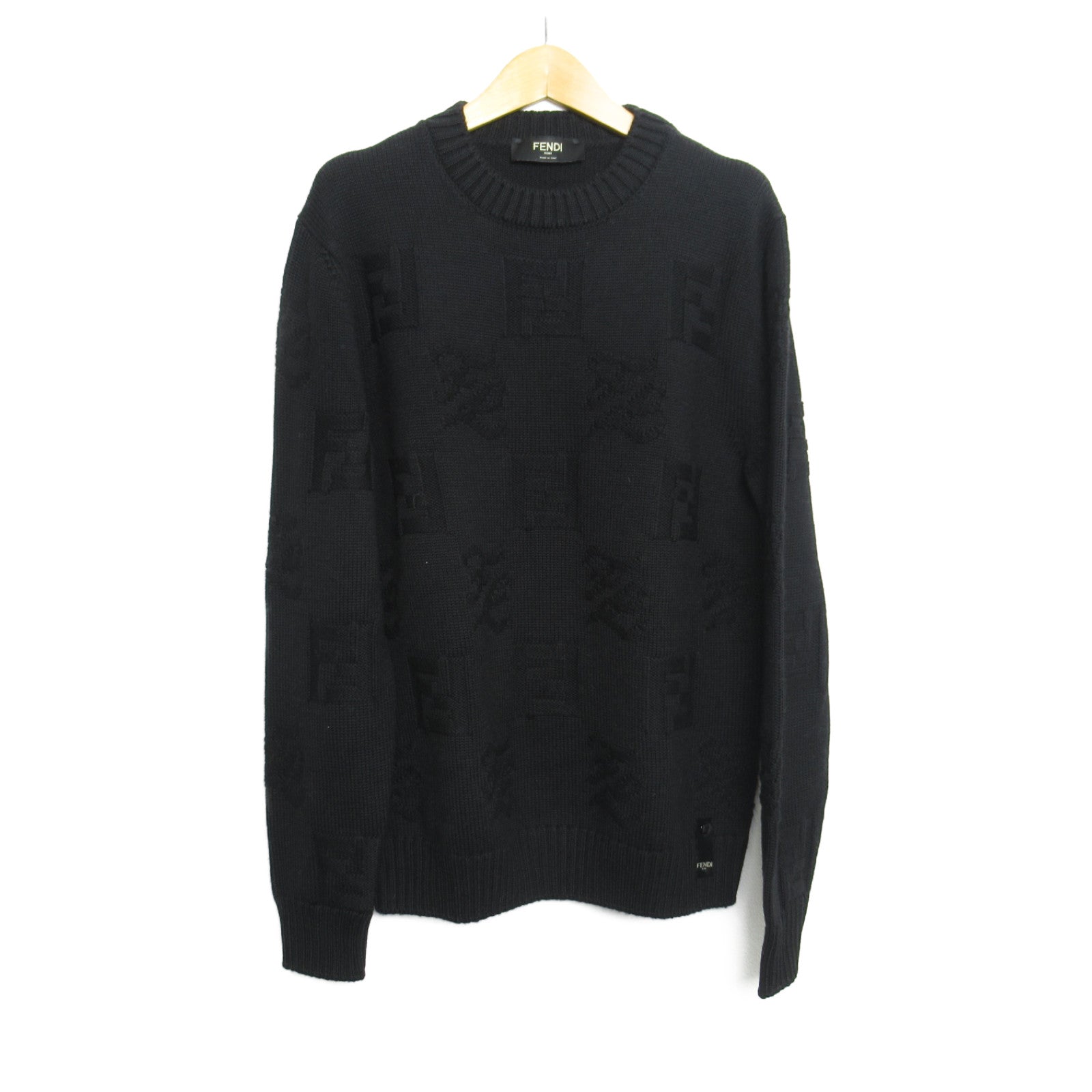 Fendi Wool Sweater Black Men