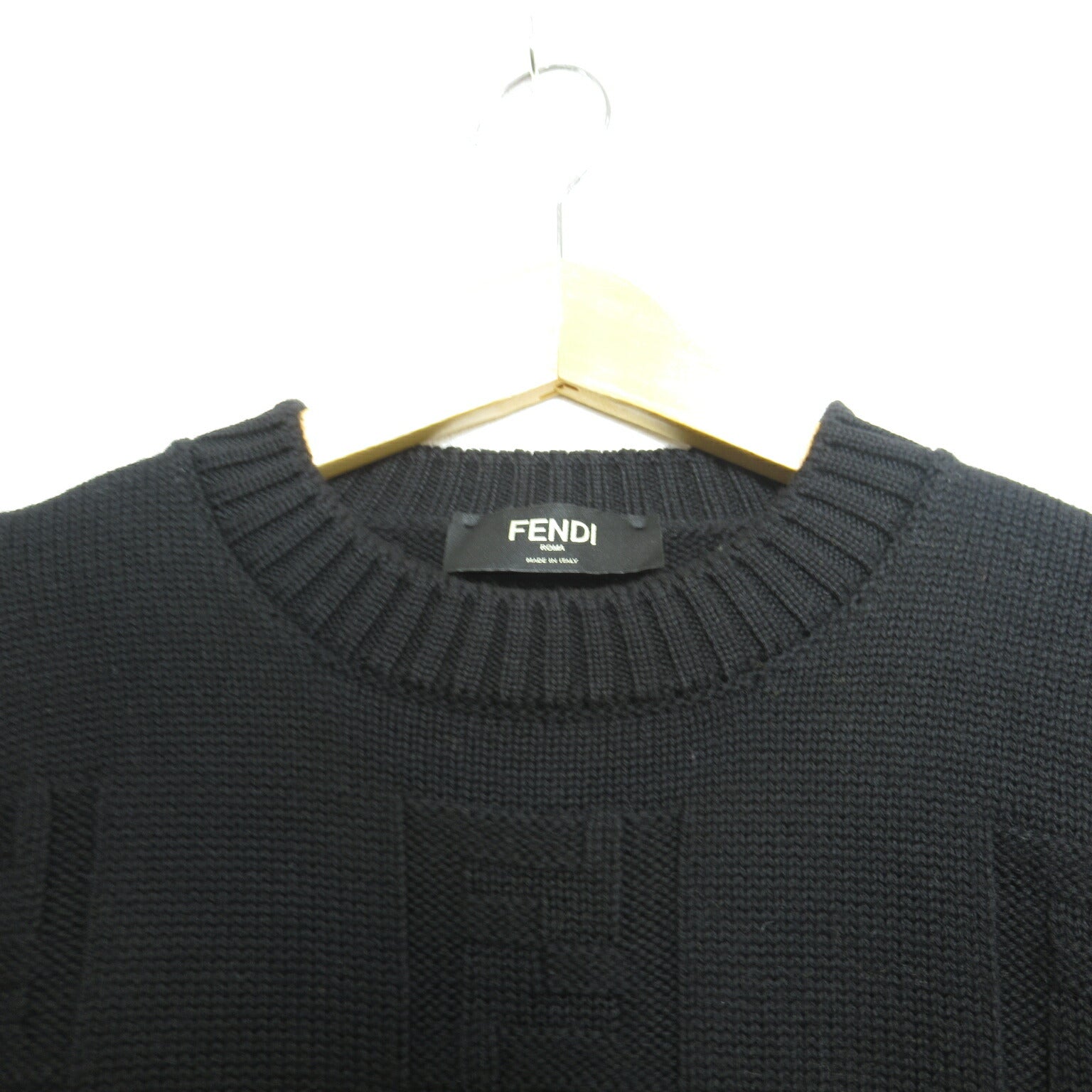 Fendi Wool Sweater Black Men