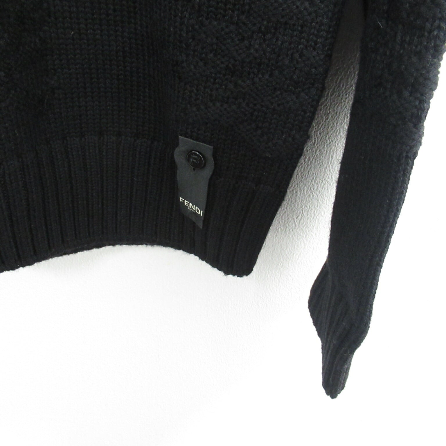 Fendi Wool Sweater Black Men