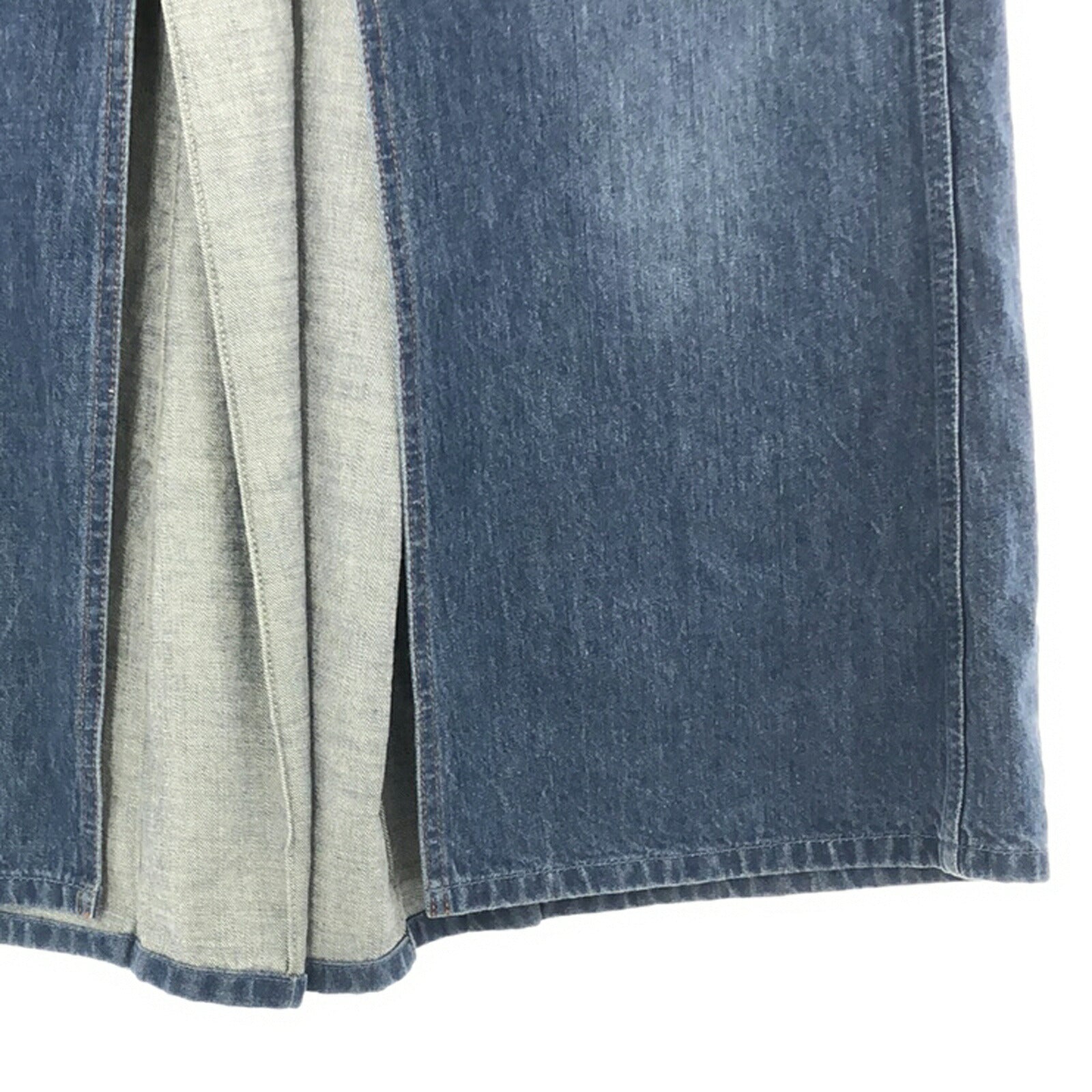 Chloe Denim Long Skirt Cotton Blue