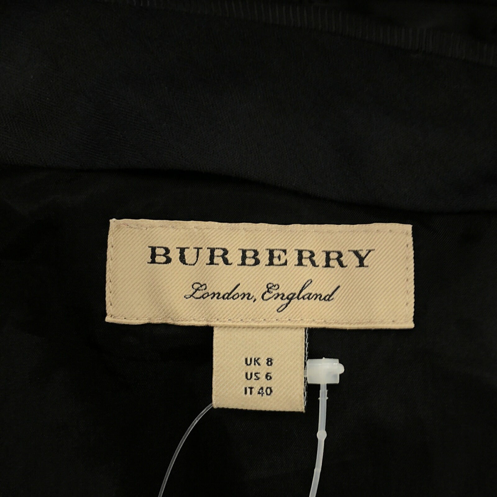 Burberry Wool Check Pants Navy