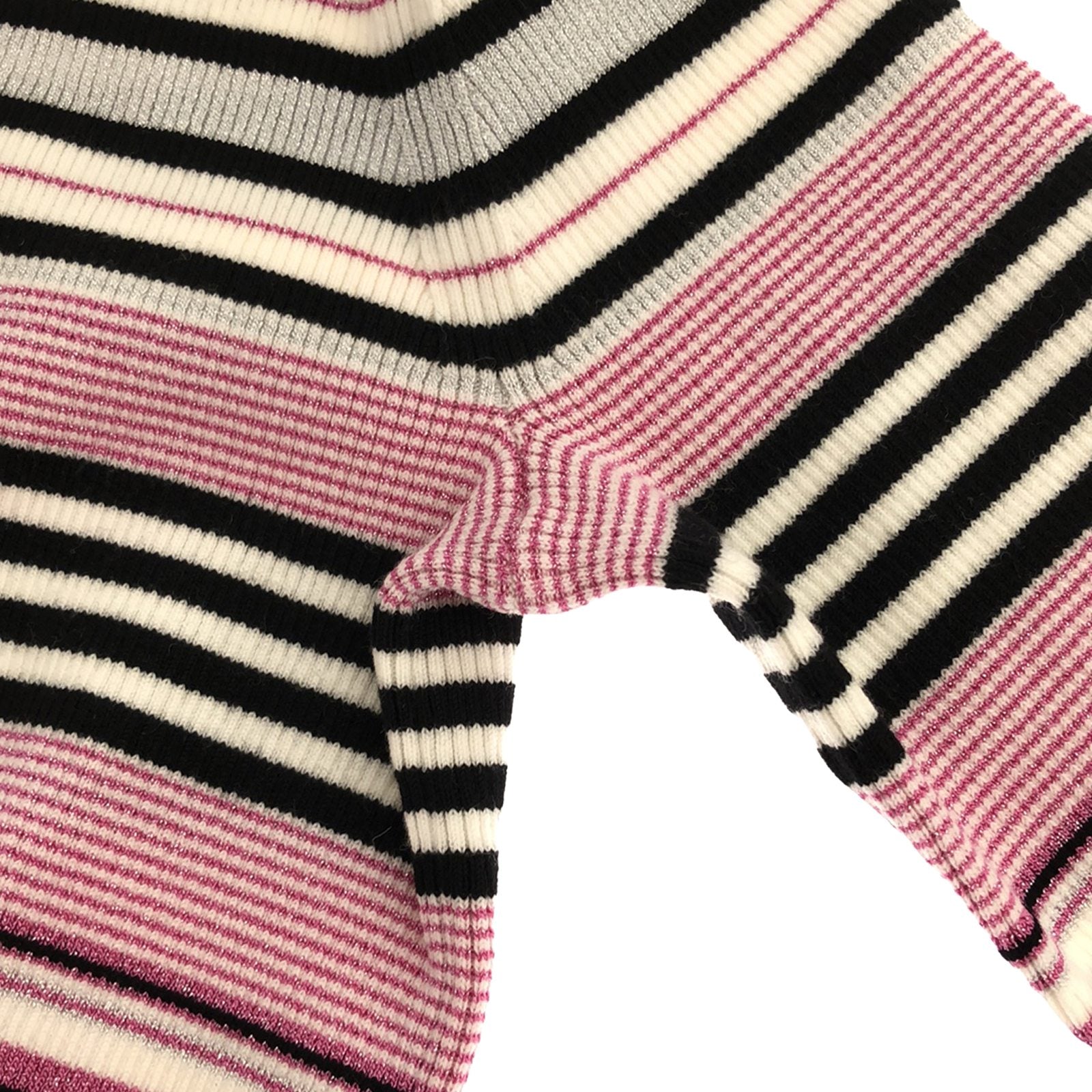 Chanel Wool Turtleneck Knit Top Pink