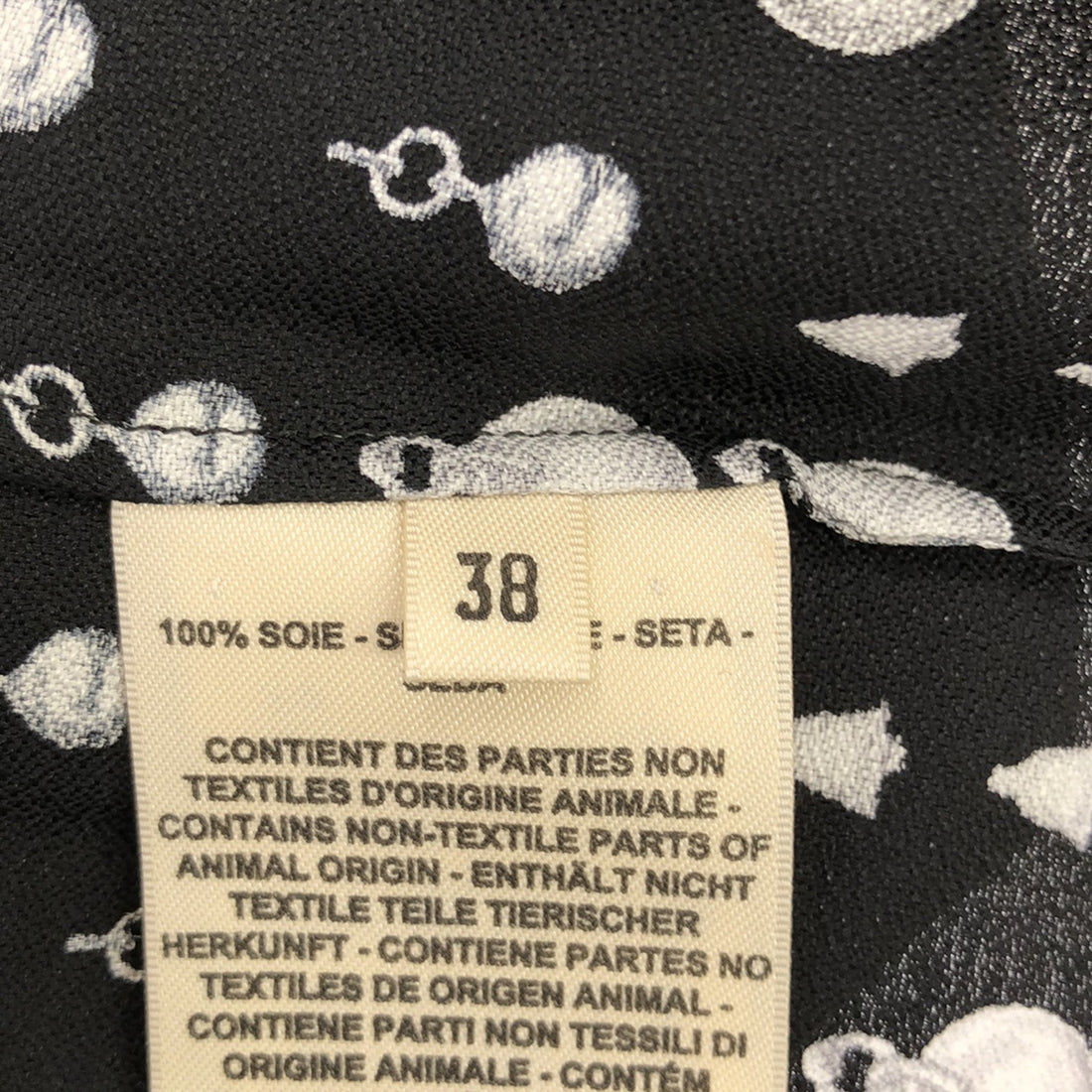 Hermes Silk Dress Black Used