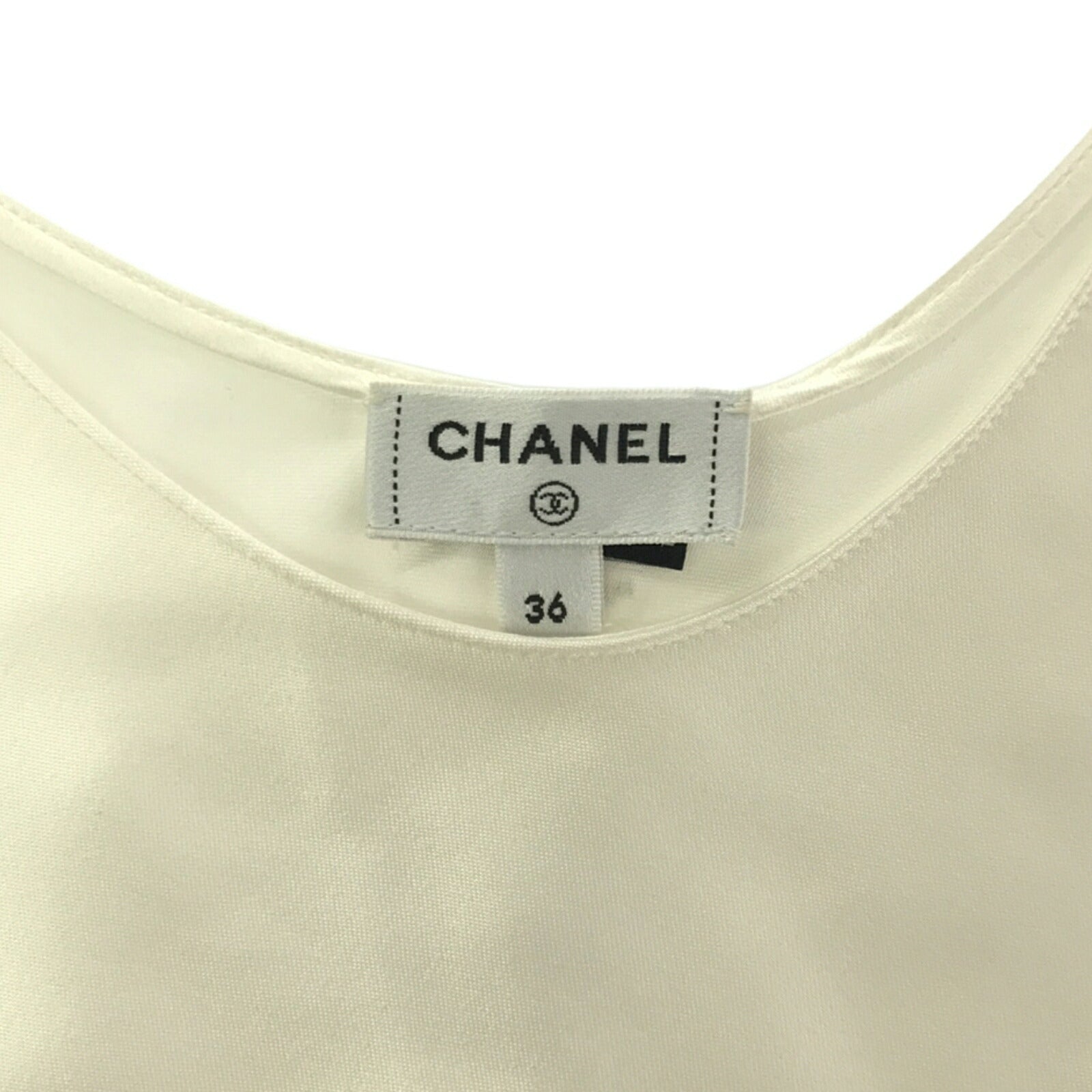 Chanel Silk Dress Ivory P74493V65756